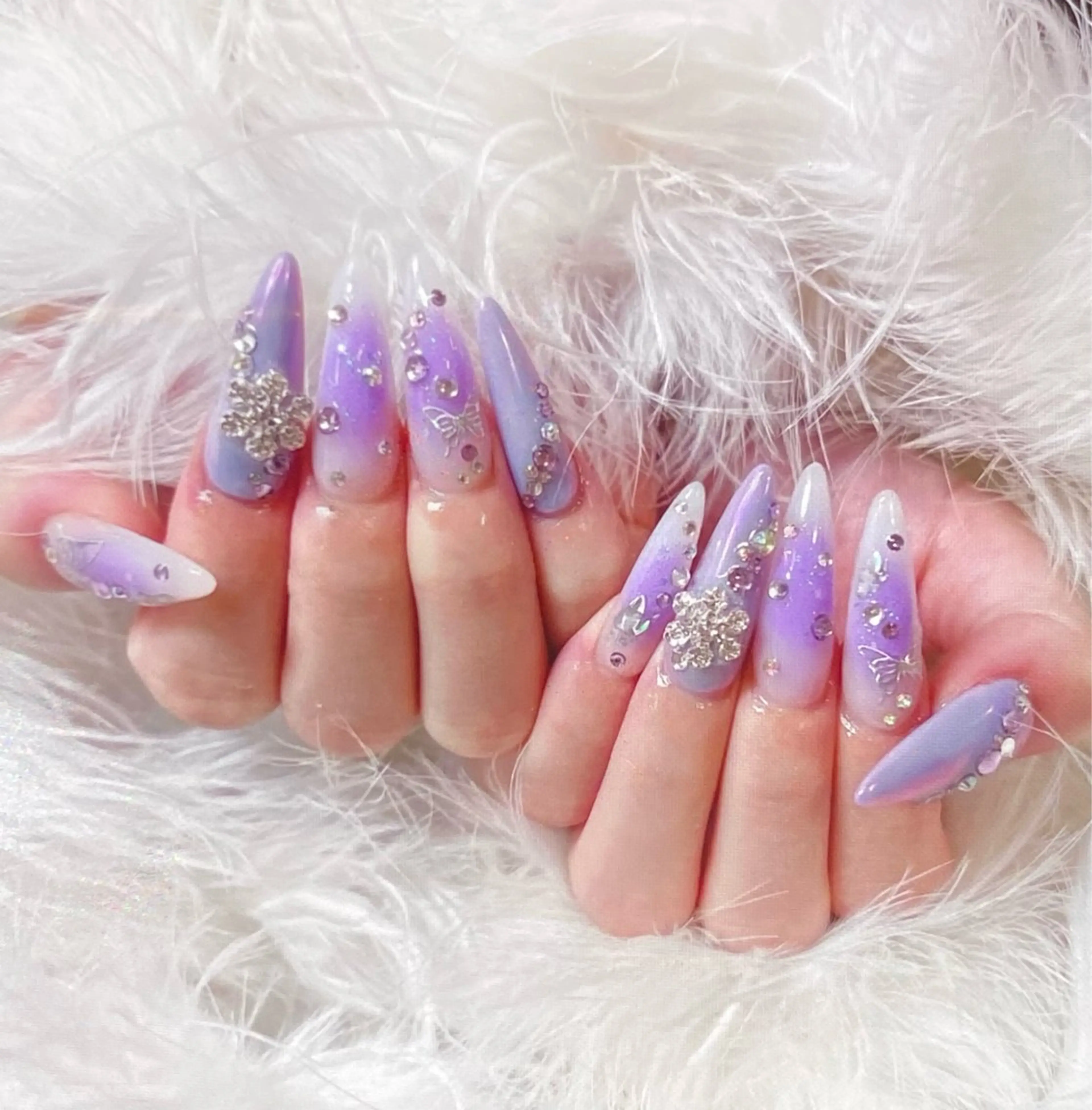 ネイル アートネイル チークネイル 長さ出し フレンチネイル ジェルネイル Y•K美學院(ネイルサロン エステティックサロン)所属・YK Beauty salonのマツエク・マツパデザイン