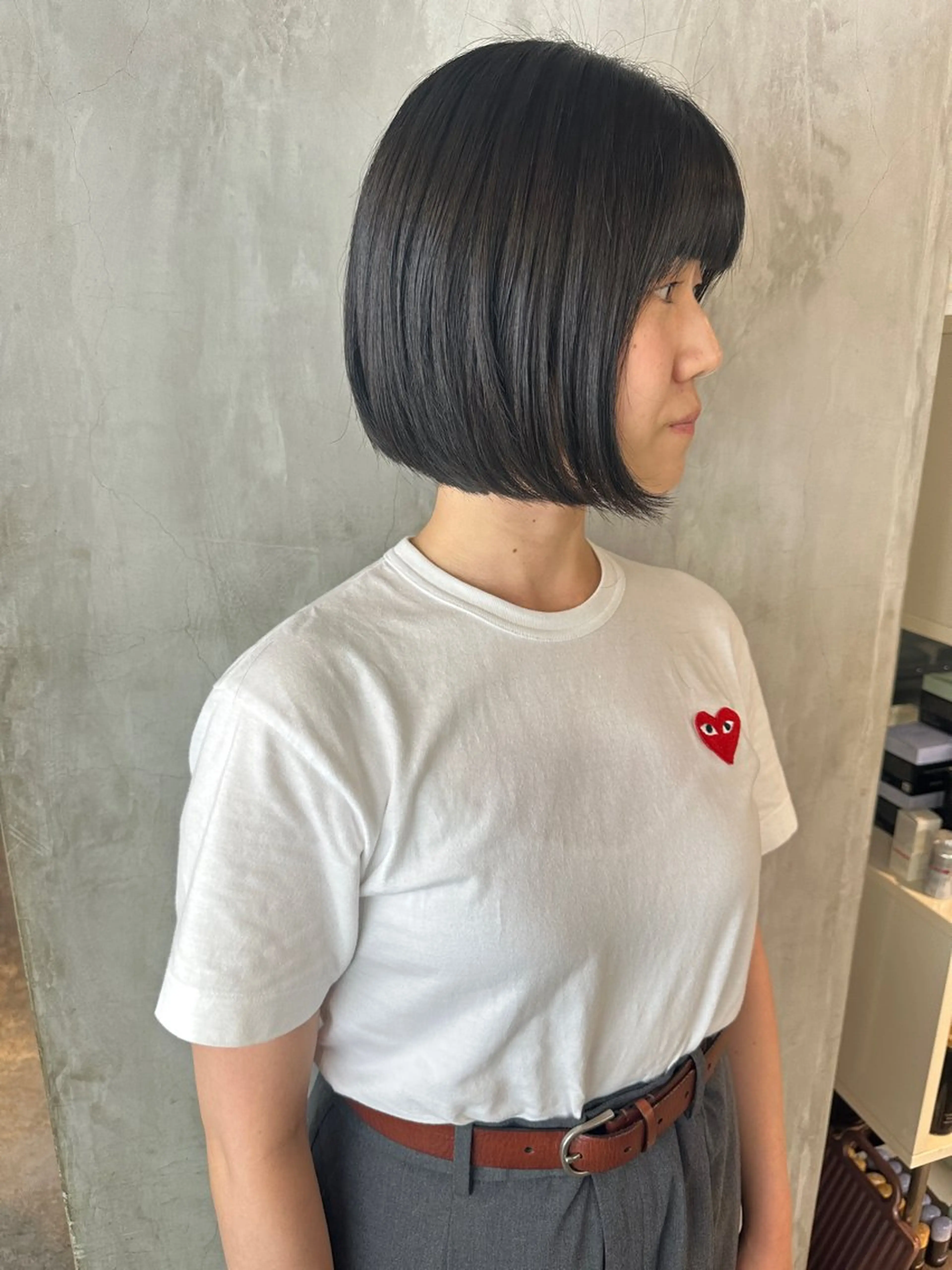 ショート カラー ヘアアレンジ ボブ カット トリートメント stylist/蛯谷 珠里のヘアスタイル