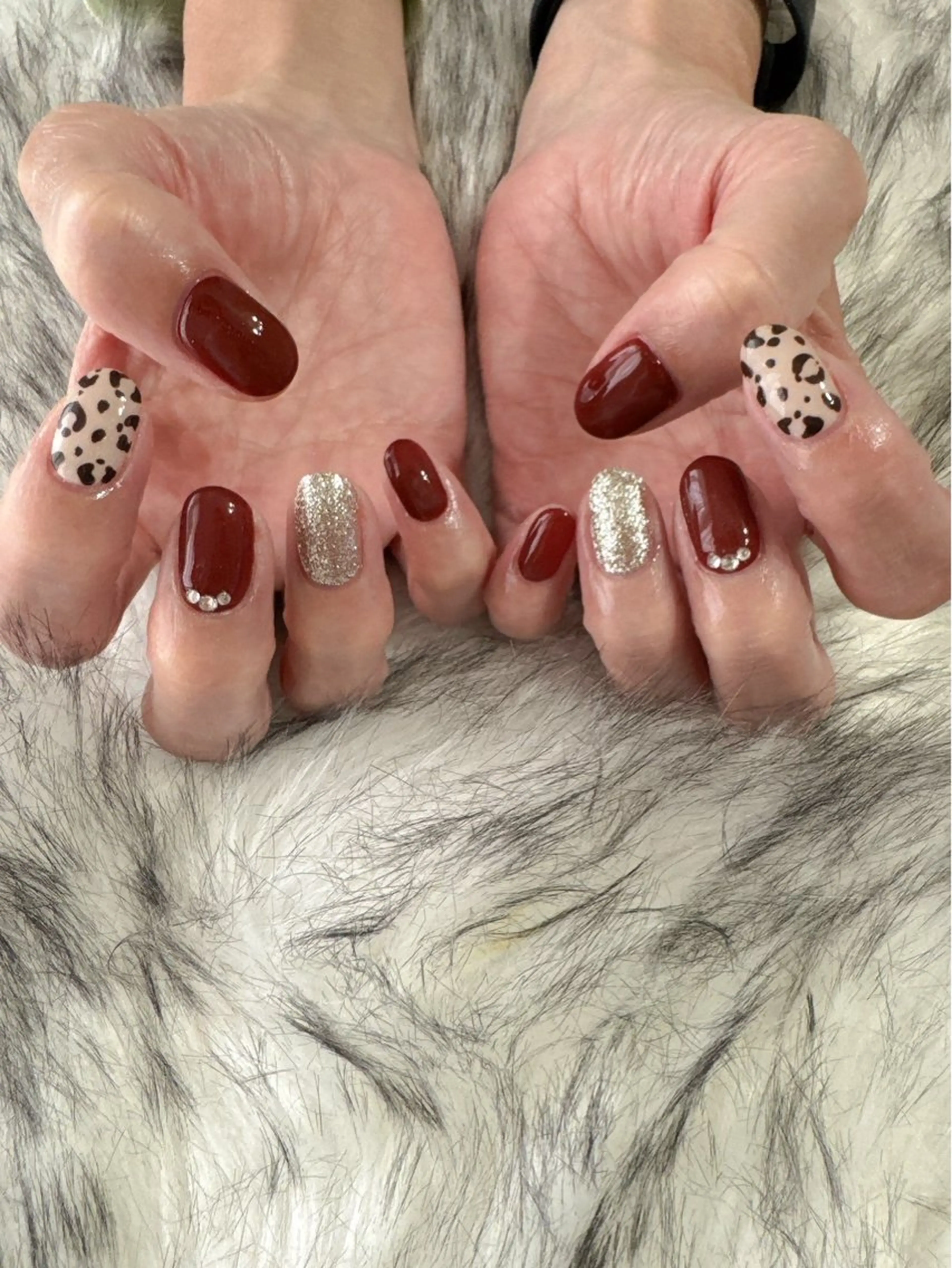 ネイル オーロラネイル フットネイル フレンチネイル ジェルネイル マグネットネイル ハンドネイル Mogu nail 二子玉川のネイルデザイン