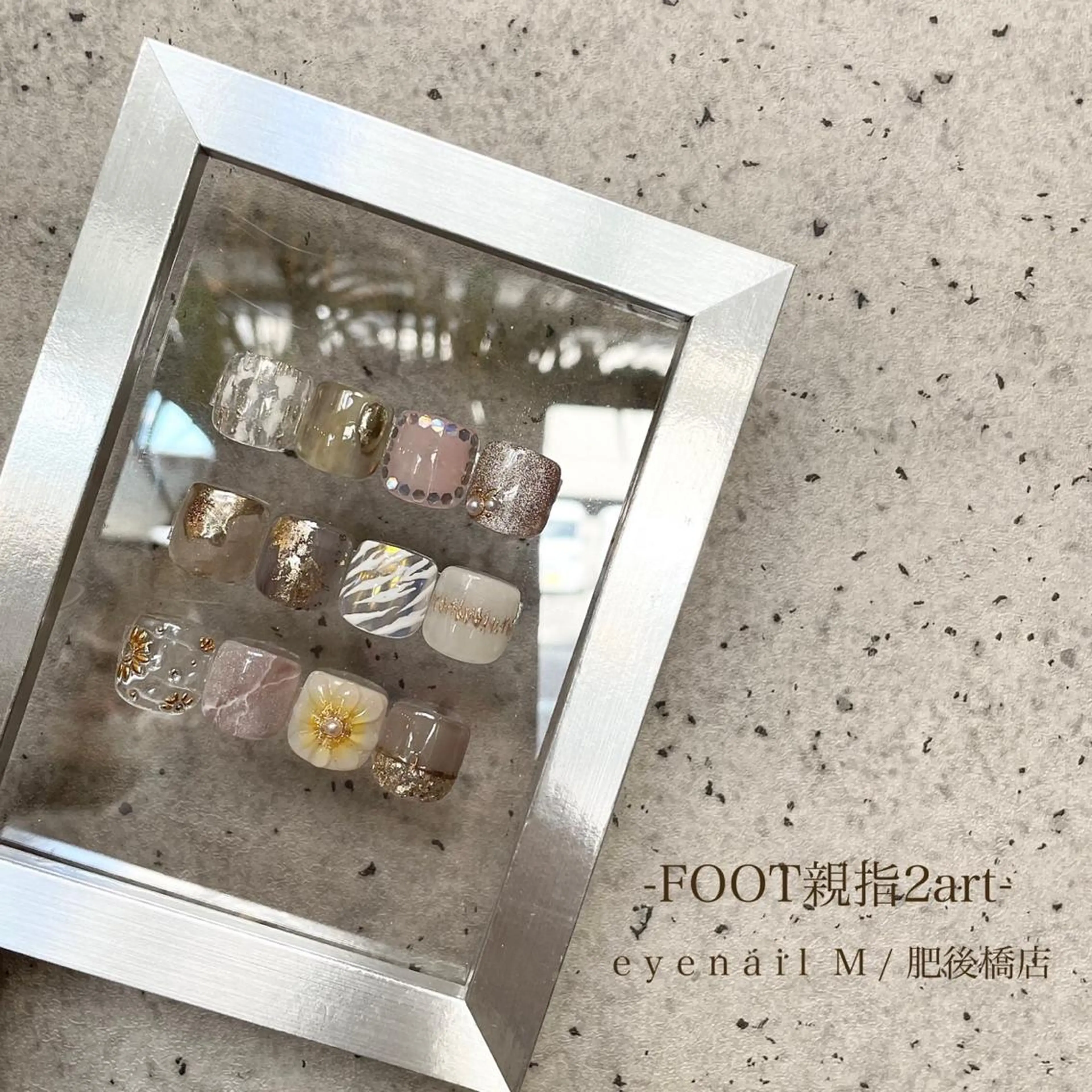 ネイル フットネイル miki 🌿のネイルデザイン