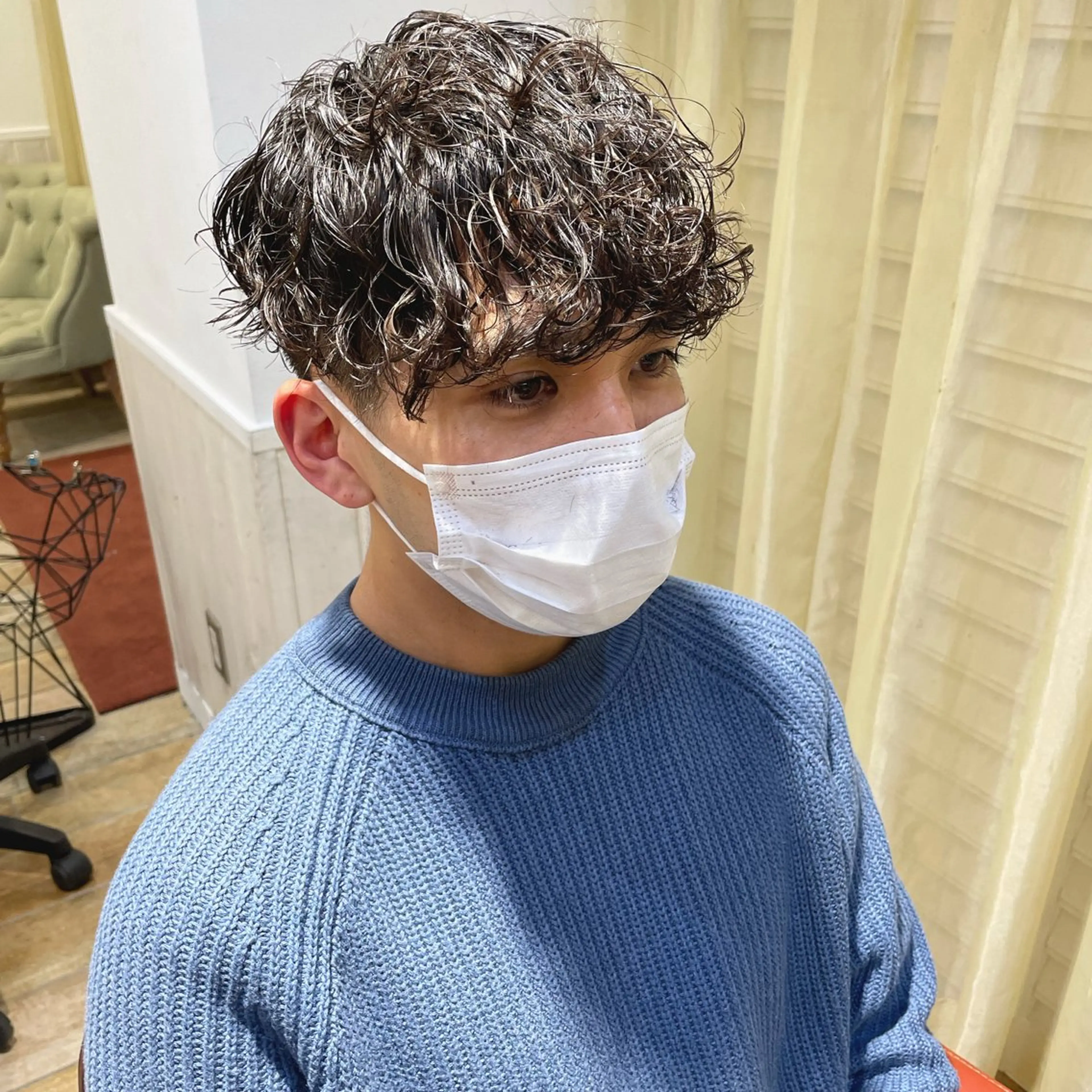 パーマ メンズ 波巻きパーマ clan en所属・後藤 真友のヘアスタイル