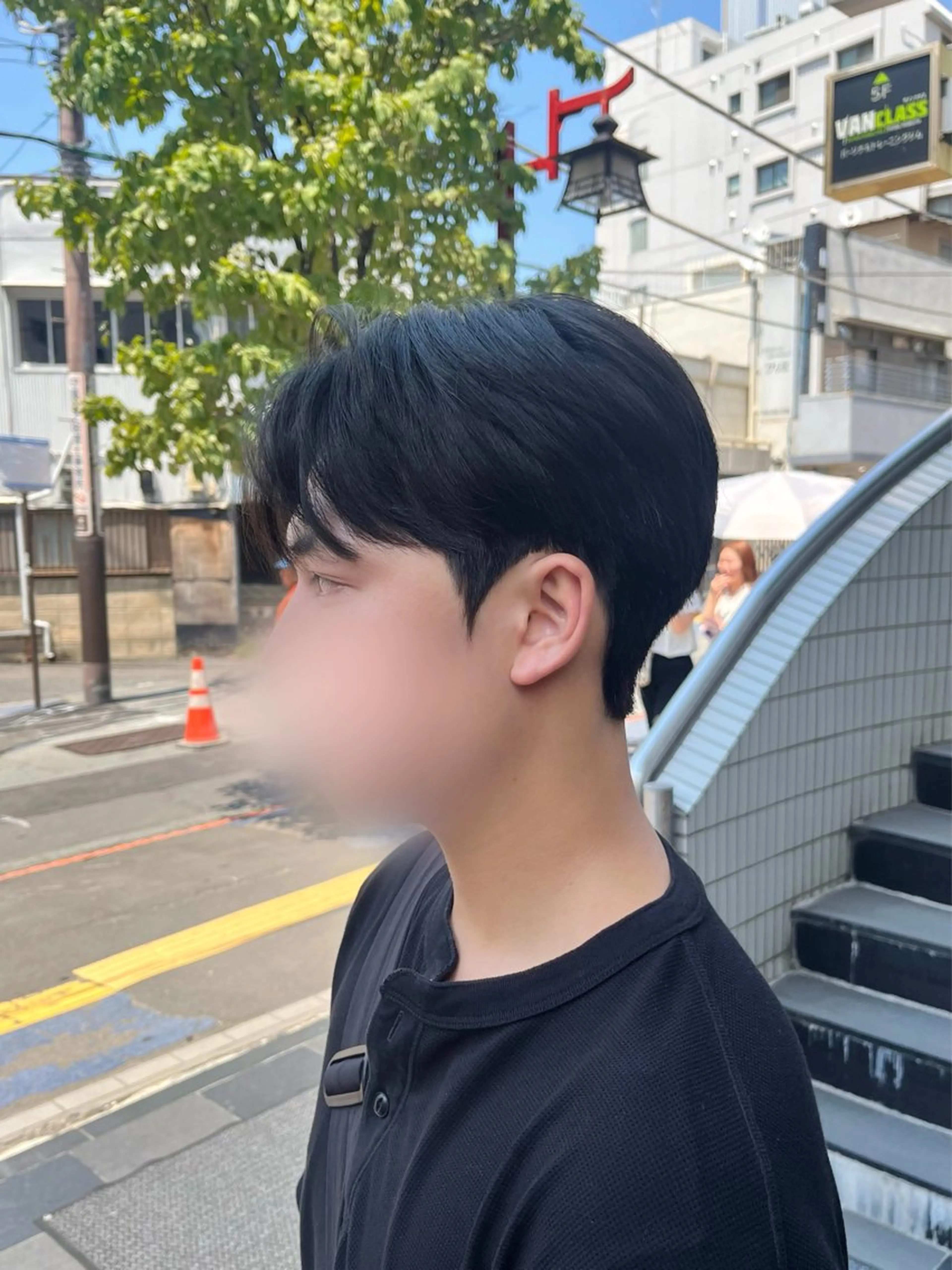 パーマ メンズ メンズ韓国風 パーマ トリートメント 森 ハリス誠一のヘアスタイル