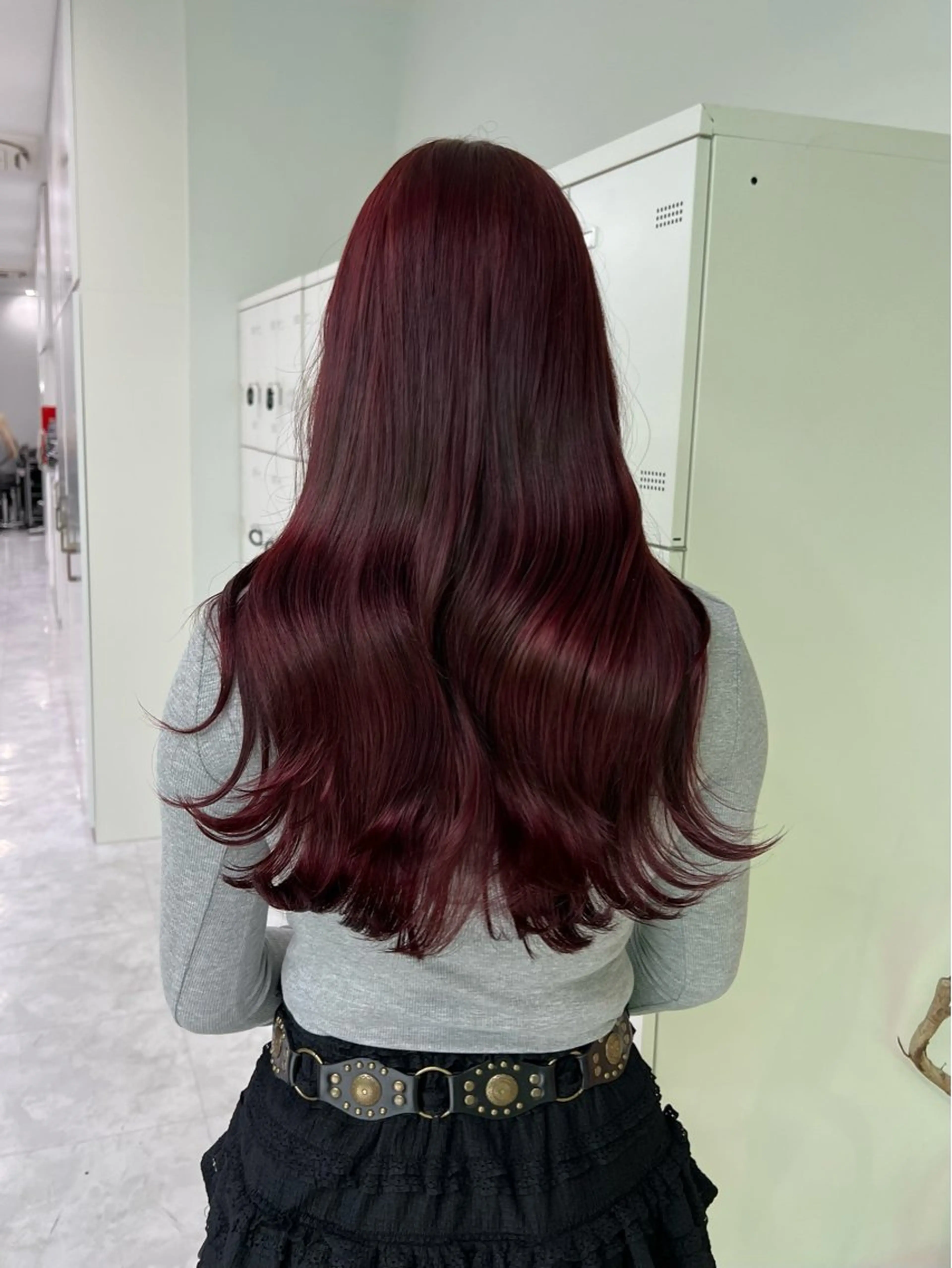 ロング カラー ヘアカラー トレンド暖色 /mina♡のヘアスタイル