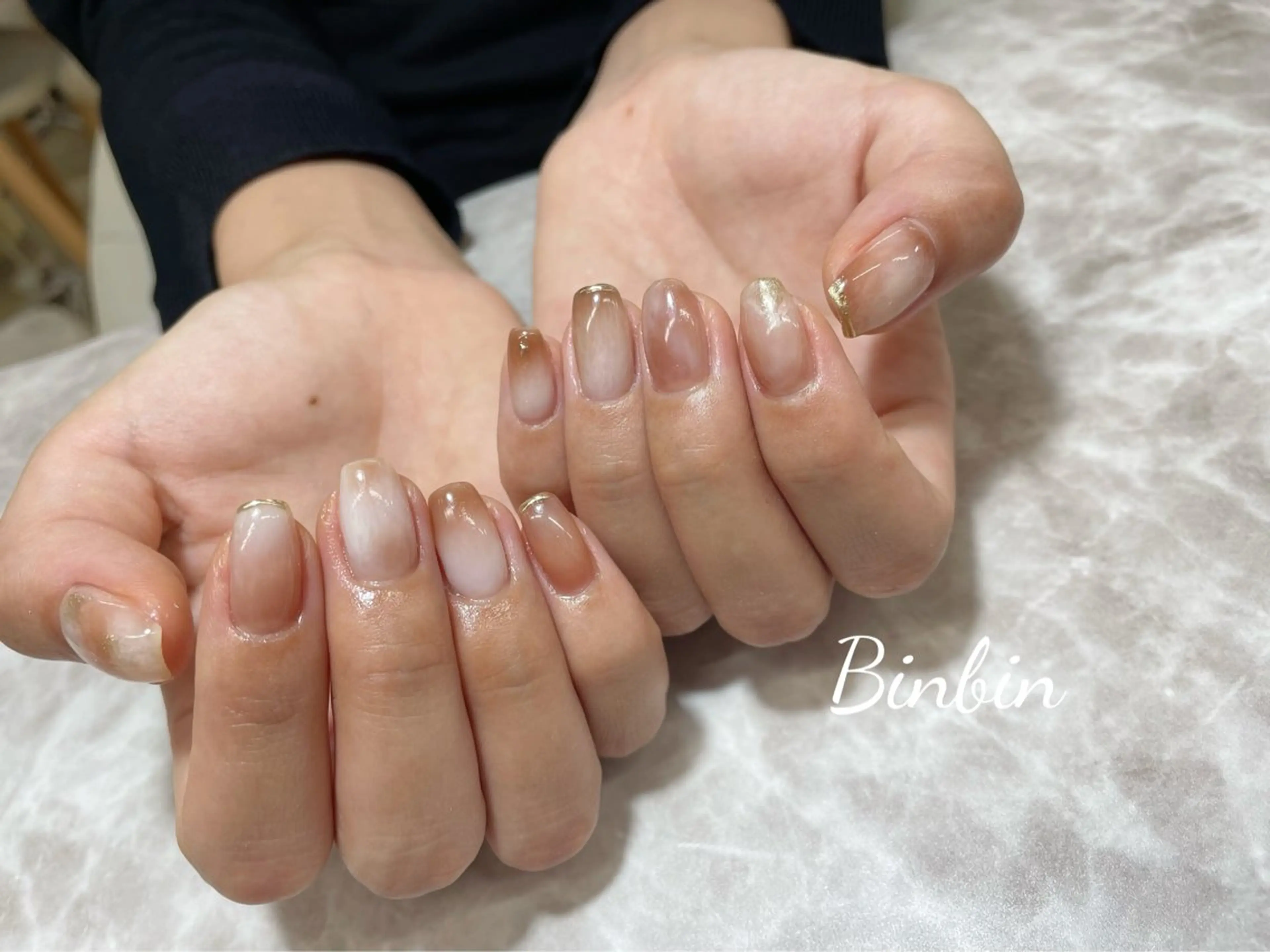 ネイル ハンドネイル Bin Binのネイルデザイン