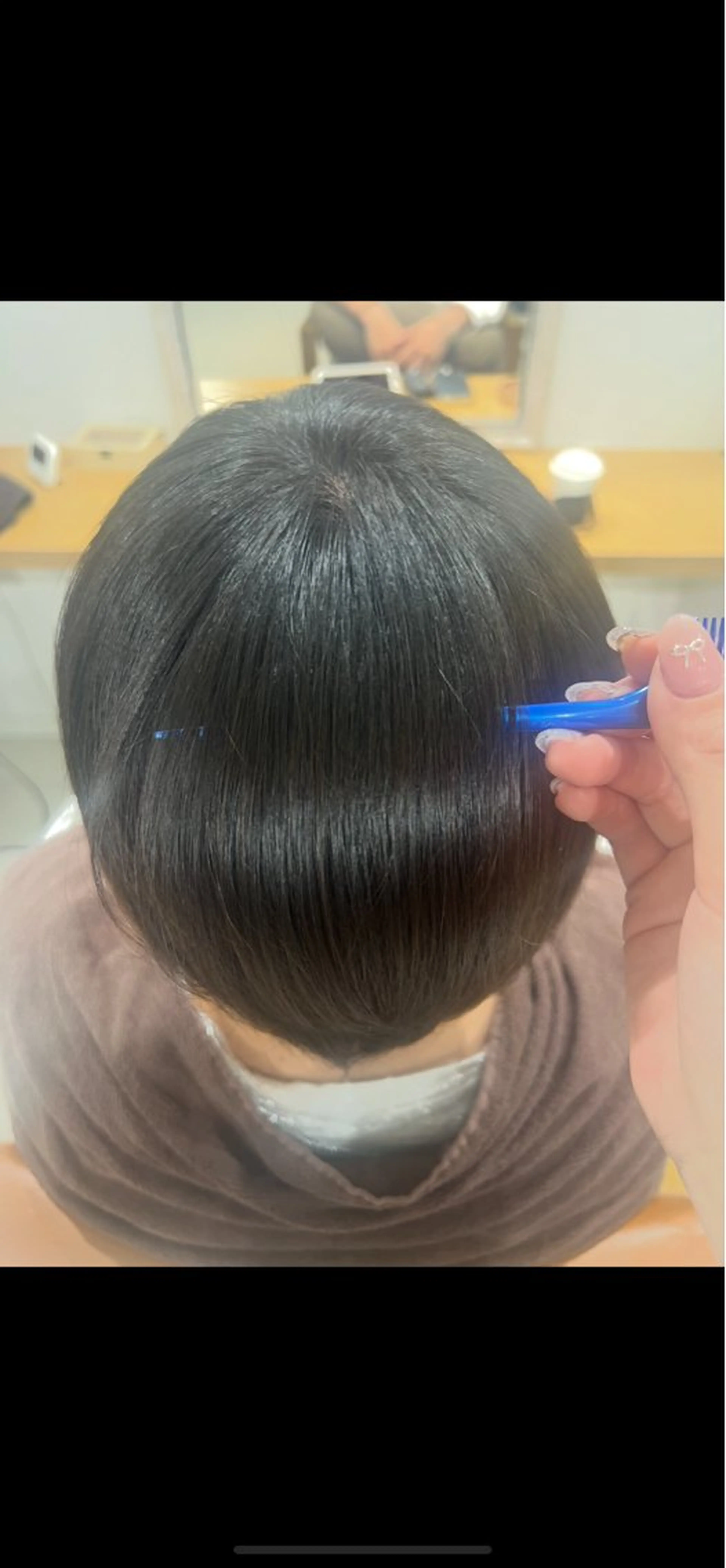 パーマ メンズ 縮毛矯正 🫧艶髪カラー🫧 伊原修子のヘアスタイル