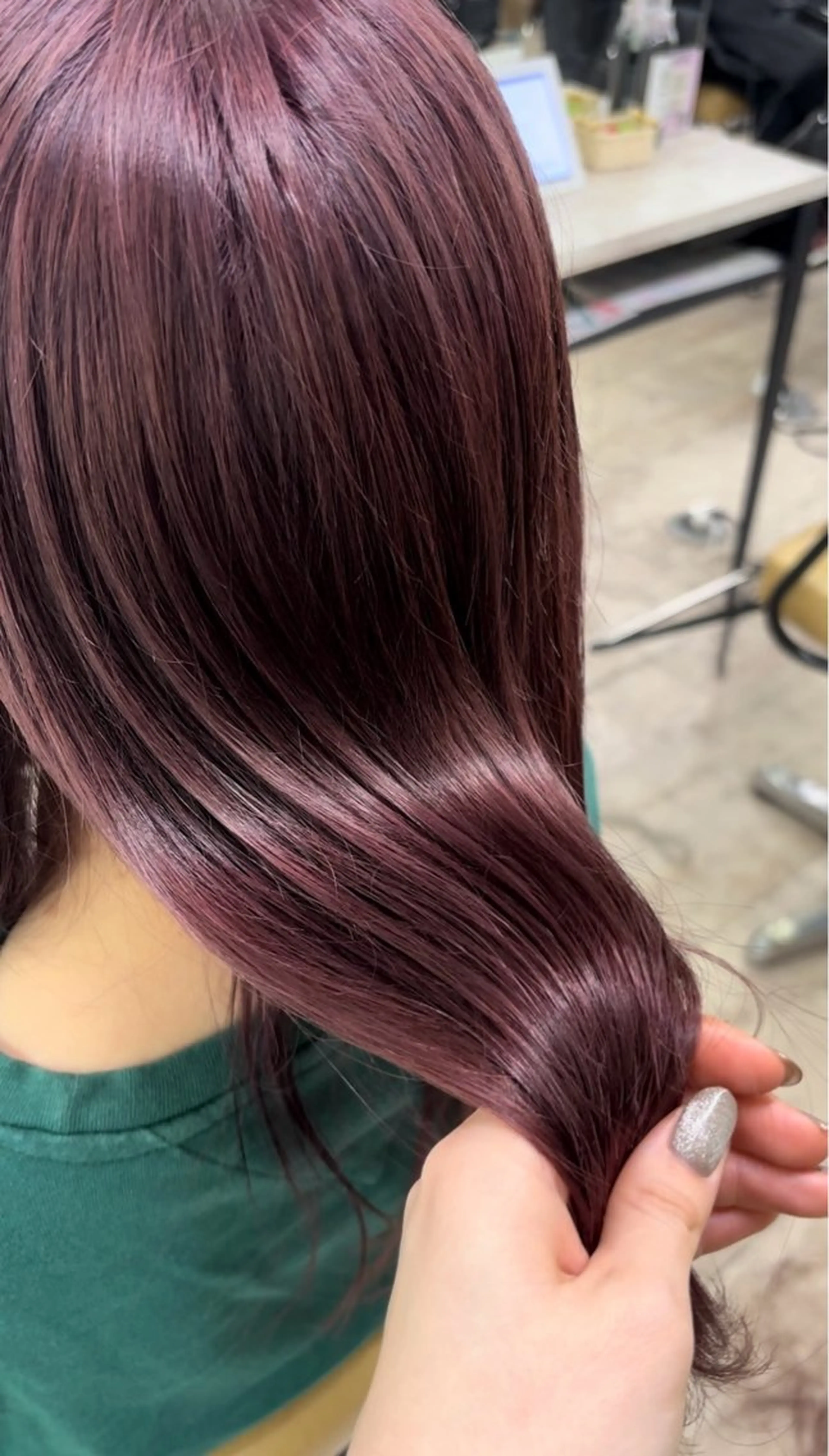 カラー ラベンダーカラー ピンクカラー ピンクラベンダー 透明感カラー🦋 Yuu🦋のヘアスタイル