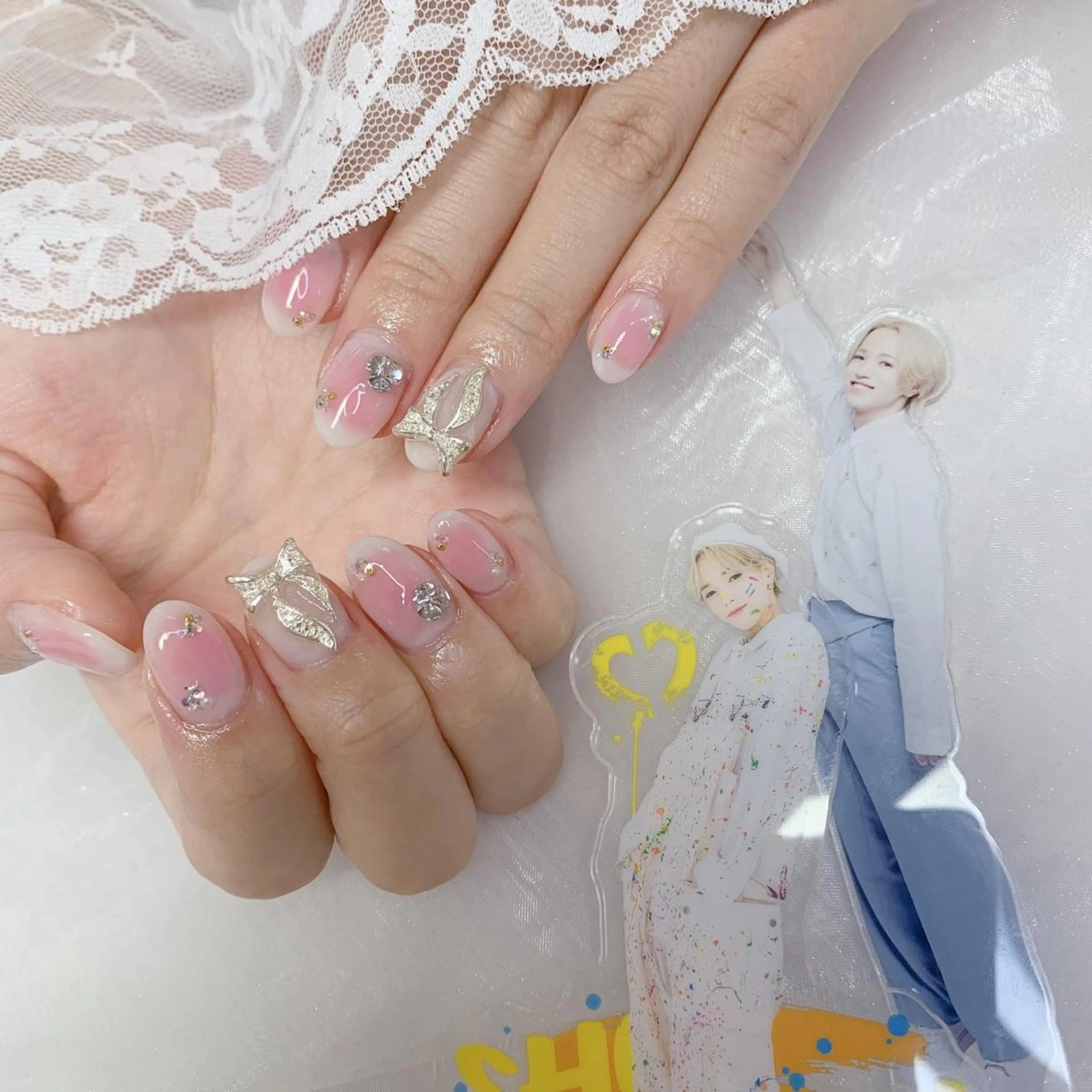 ネイル ハンドネイル La neige* yuki 🥯🍑のネイルデザイン