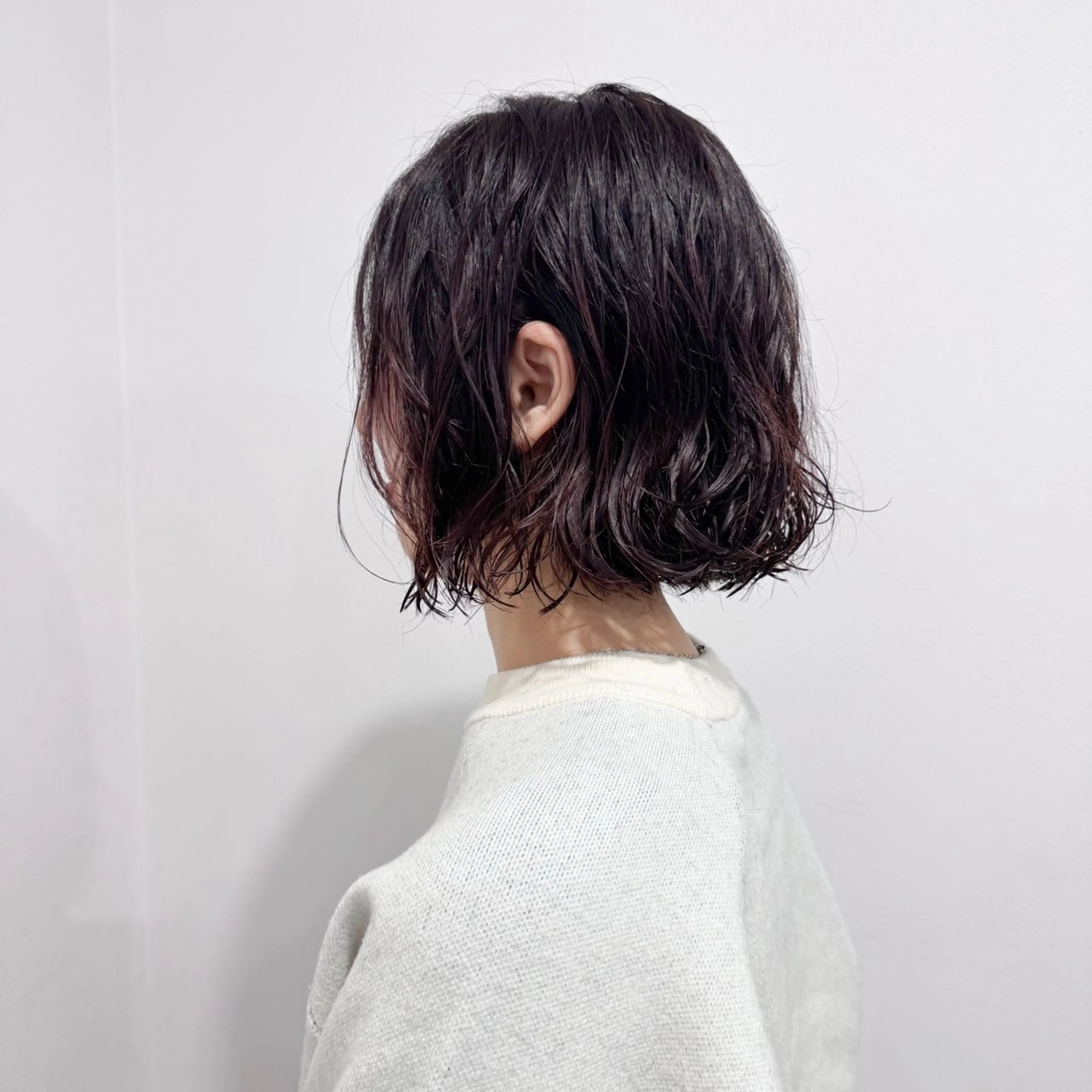 ミディアム パーマ カット パーマ CIEN white所属・パーマモデル募集中 渥美翔人のヘアスタイル