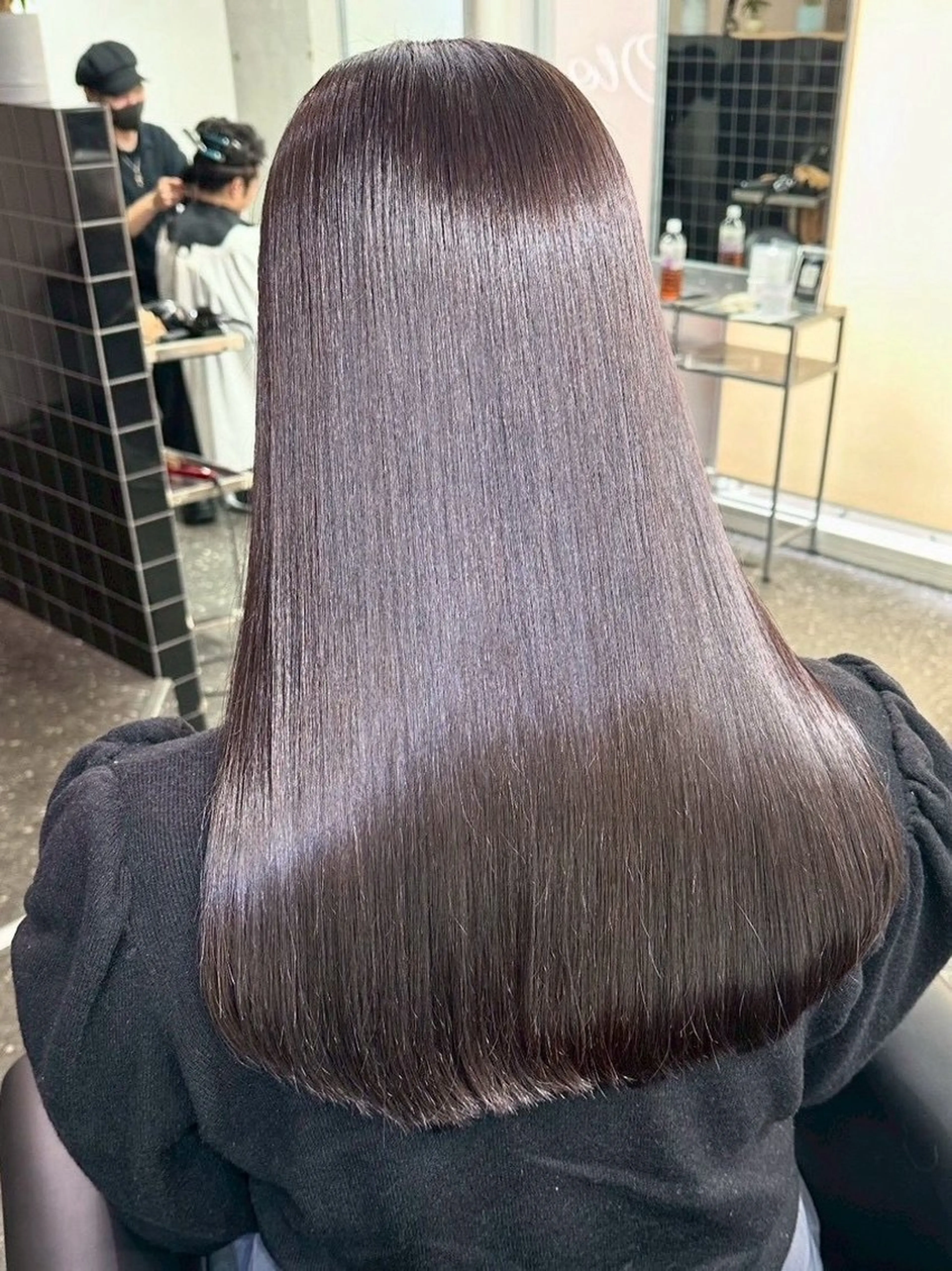 セミロング ヘアカラー 縮毛矯正 トリートメント Oto.所属・吉祥寺美容師/ yutoのヘアスタイル