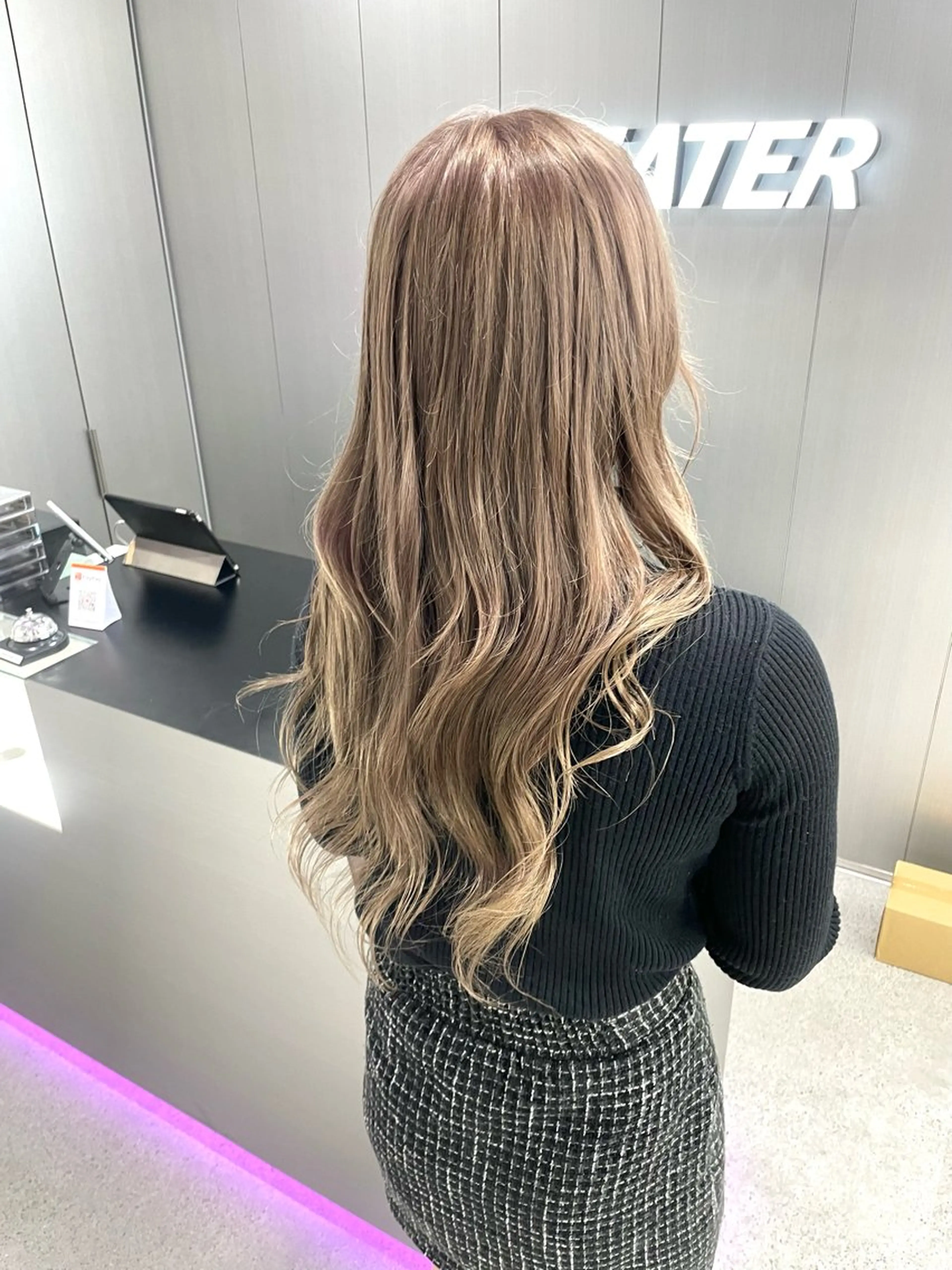 ロング 💍大人デザイン /ハイトーン♡リクトのヘアスタイル