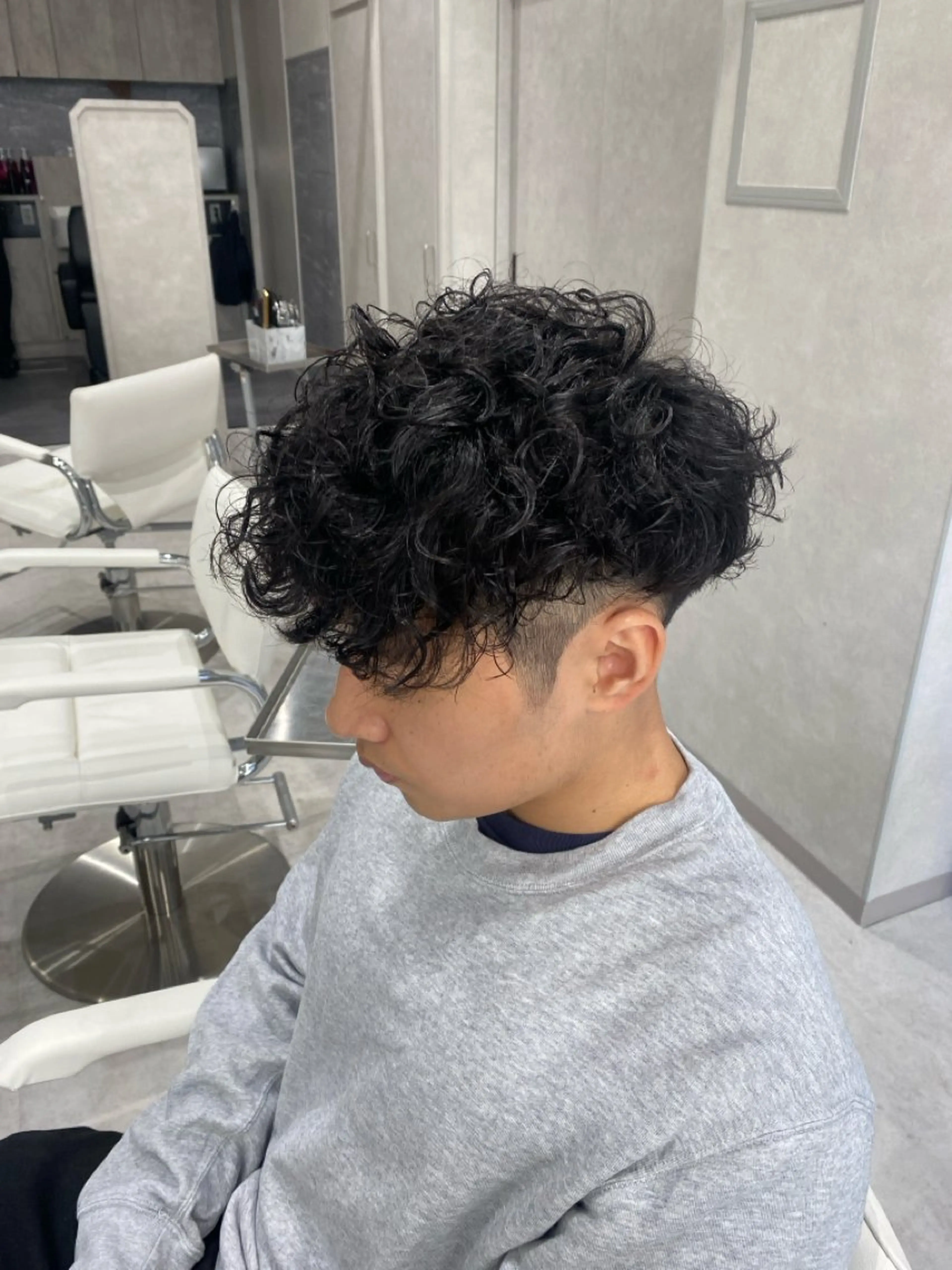 ショート カット パーマ ヘアセット 髪質改善/美髪矯正 🫧山本勇輝🫧のヘアスタイル