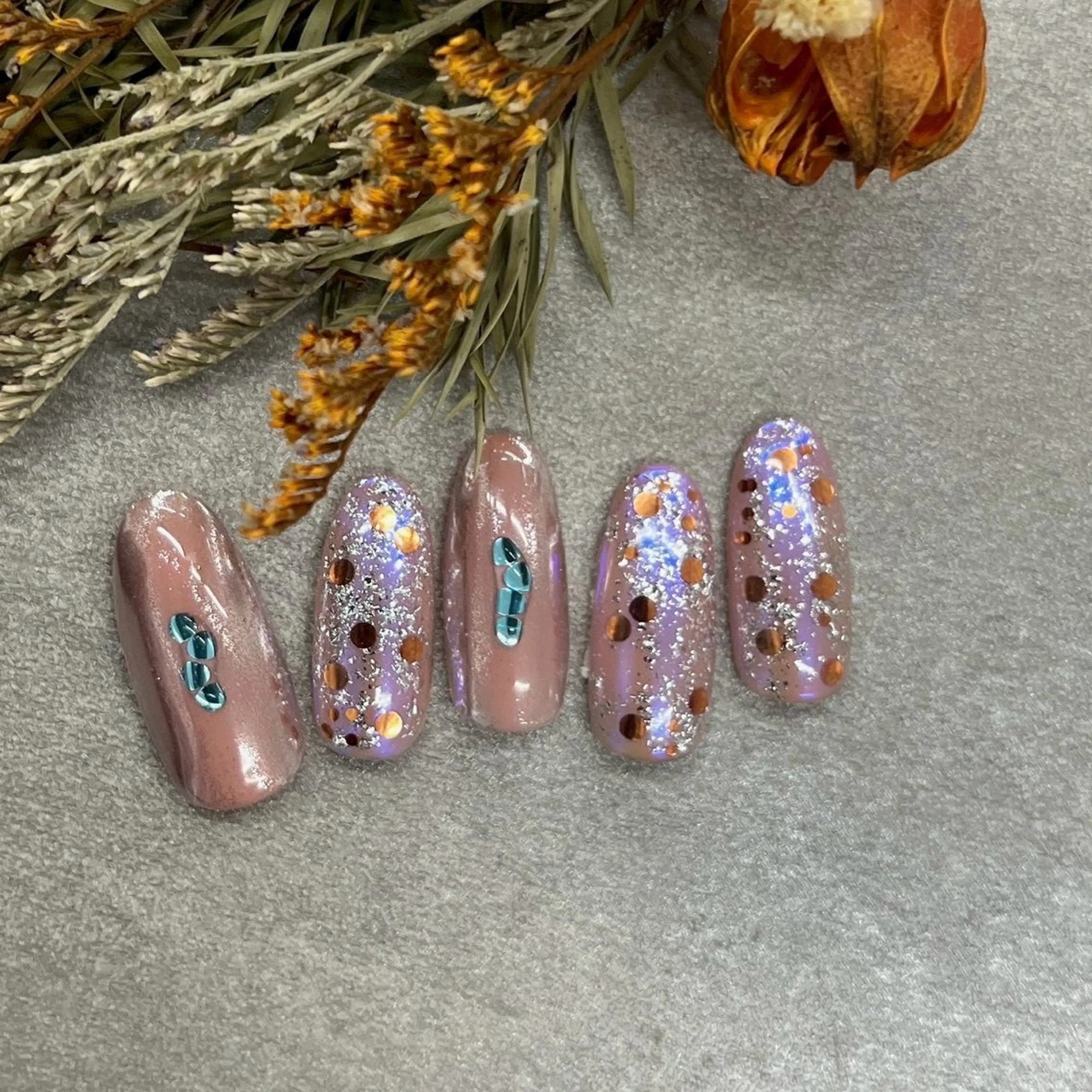 ネイル ⭐︎休業中の練習⭐︎ JNA認定講師髙橋のネイルデザイン