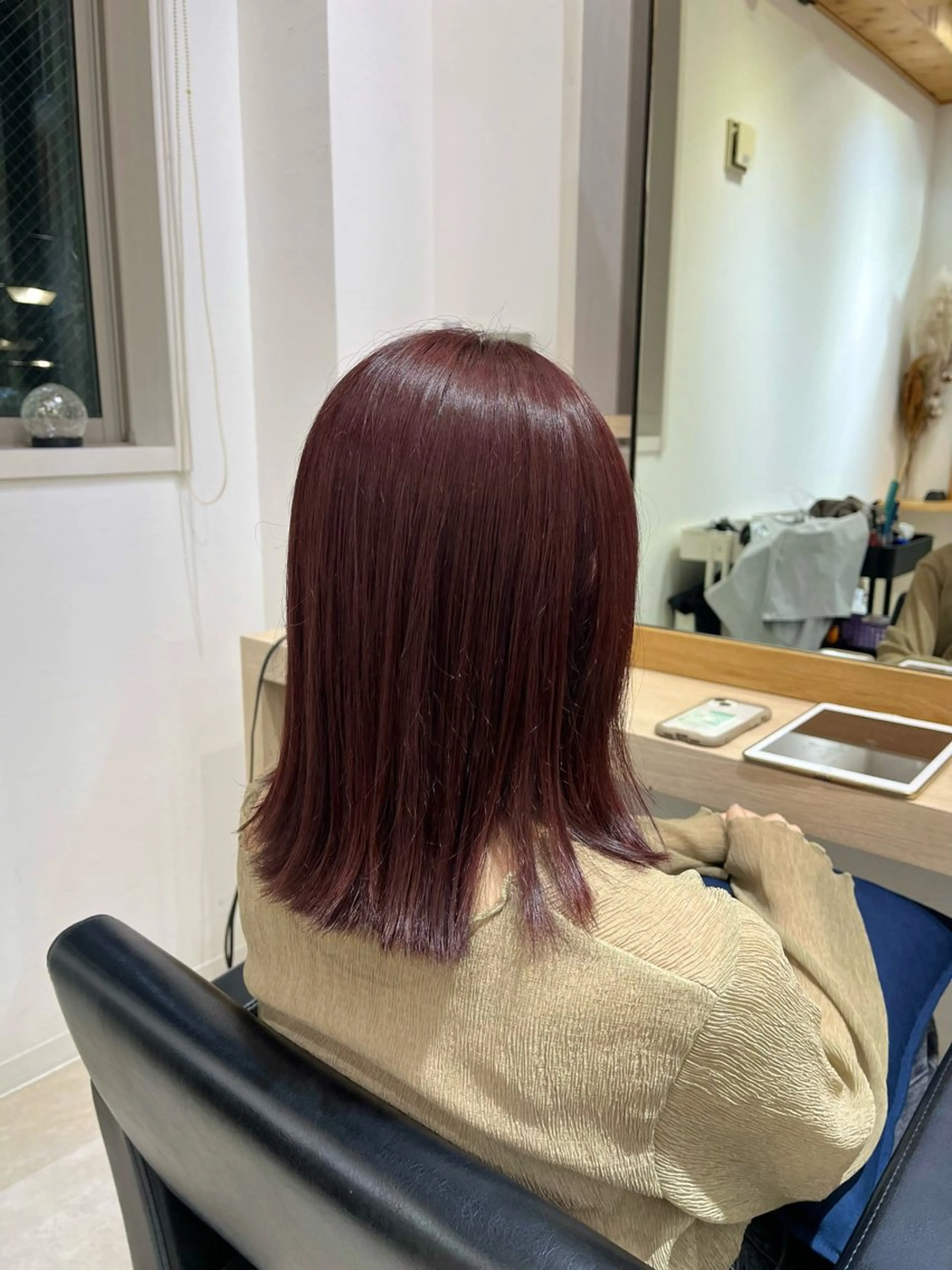 ミディアム カラー 【ニュアンスカラー・ 髪質改善】スズキカナのヘアスタイル