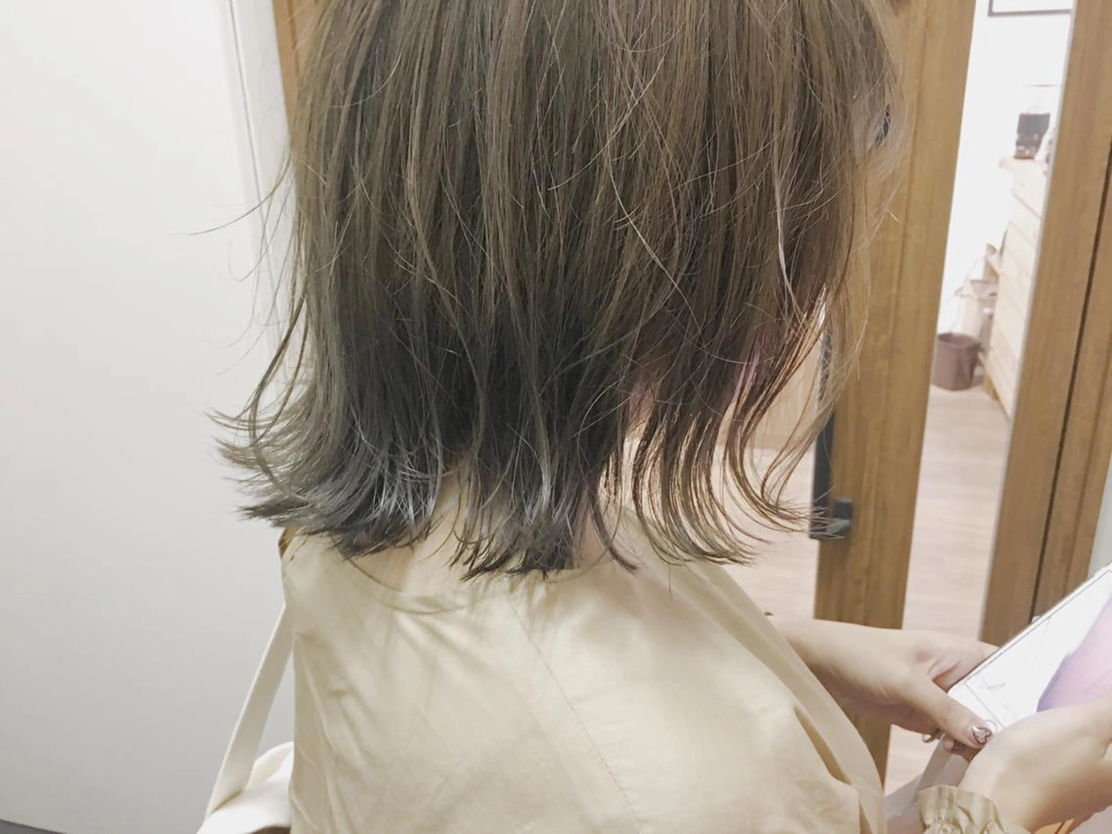 ミディアム カラー グレージュ N/salon所属・中村 百合子のマツエク・マツパデザイン