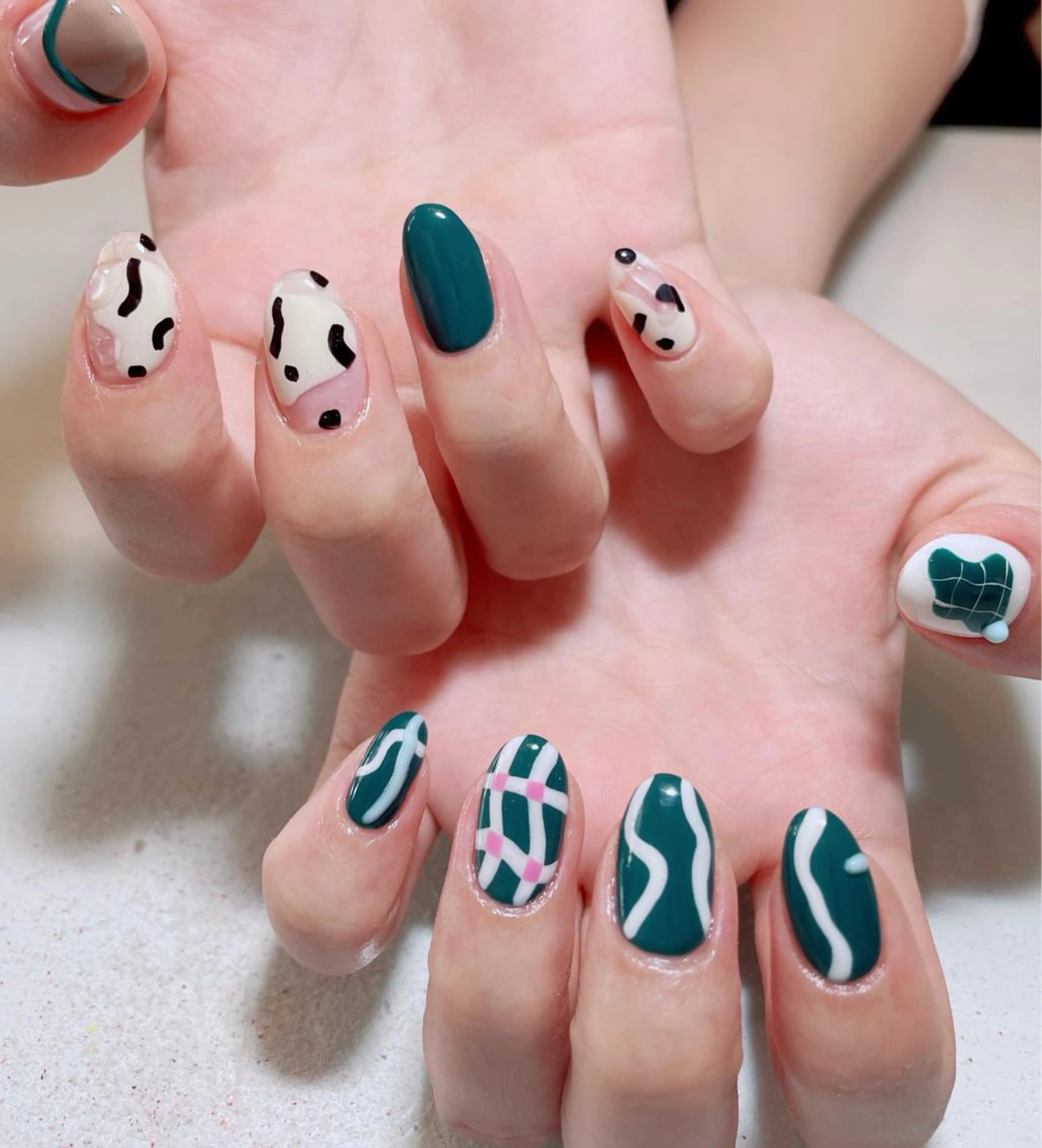 ネイル ジェルネイル マットネイル ミラーネイル ニュアンスネイル オフィスネイル ハンドネイル nail salon ラピスラズリのネイルデザイン