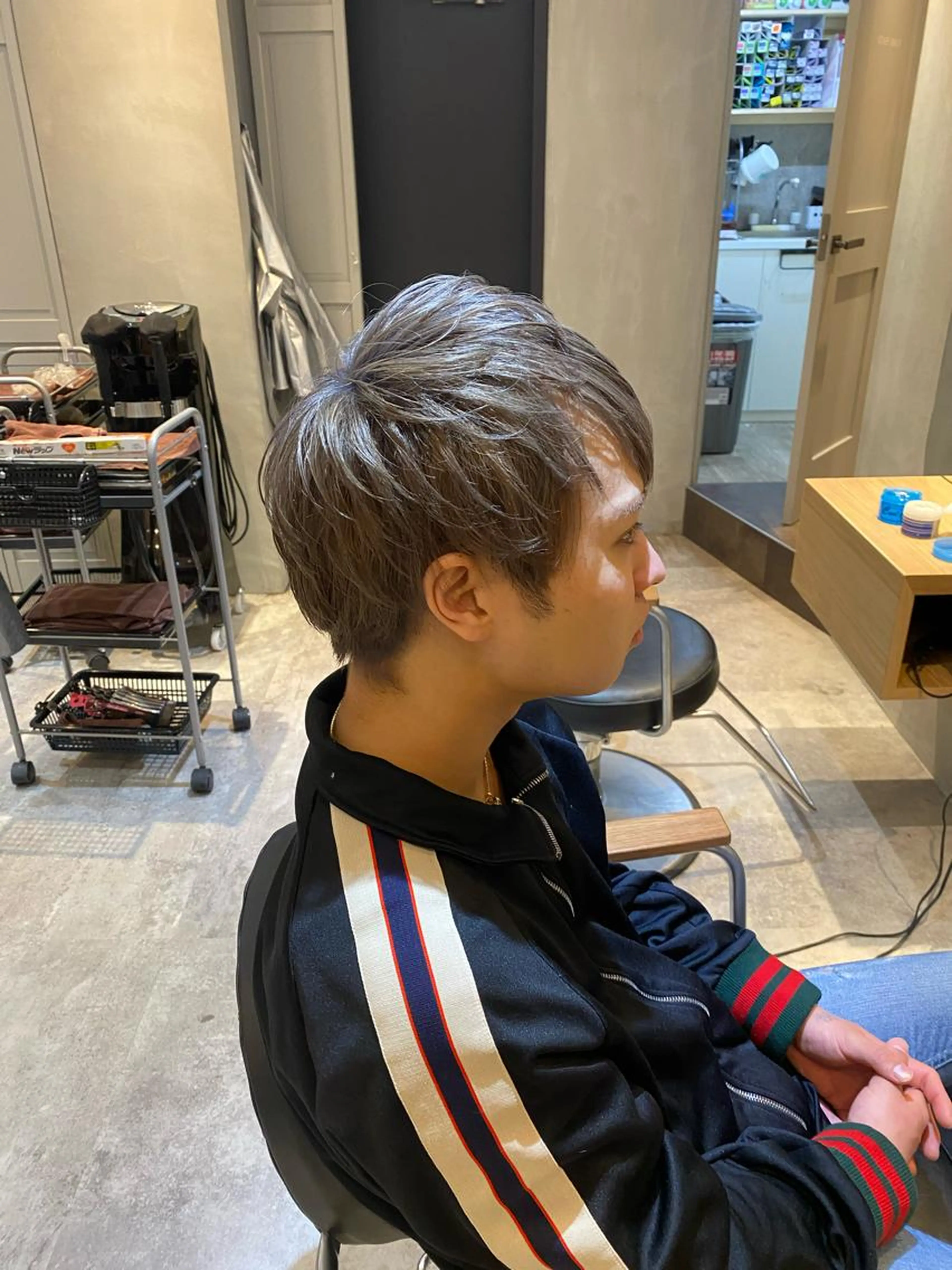 メンズもOK!!ヘアセットの写真