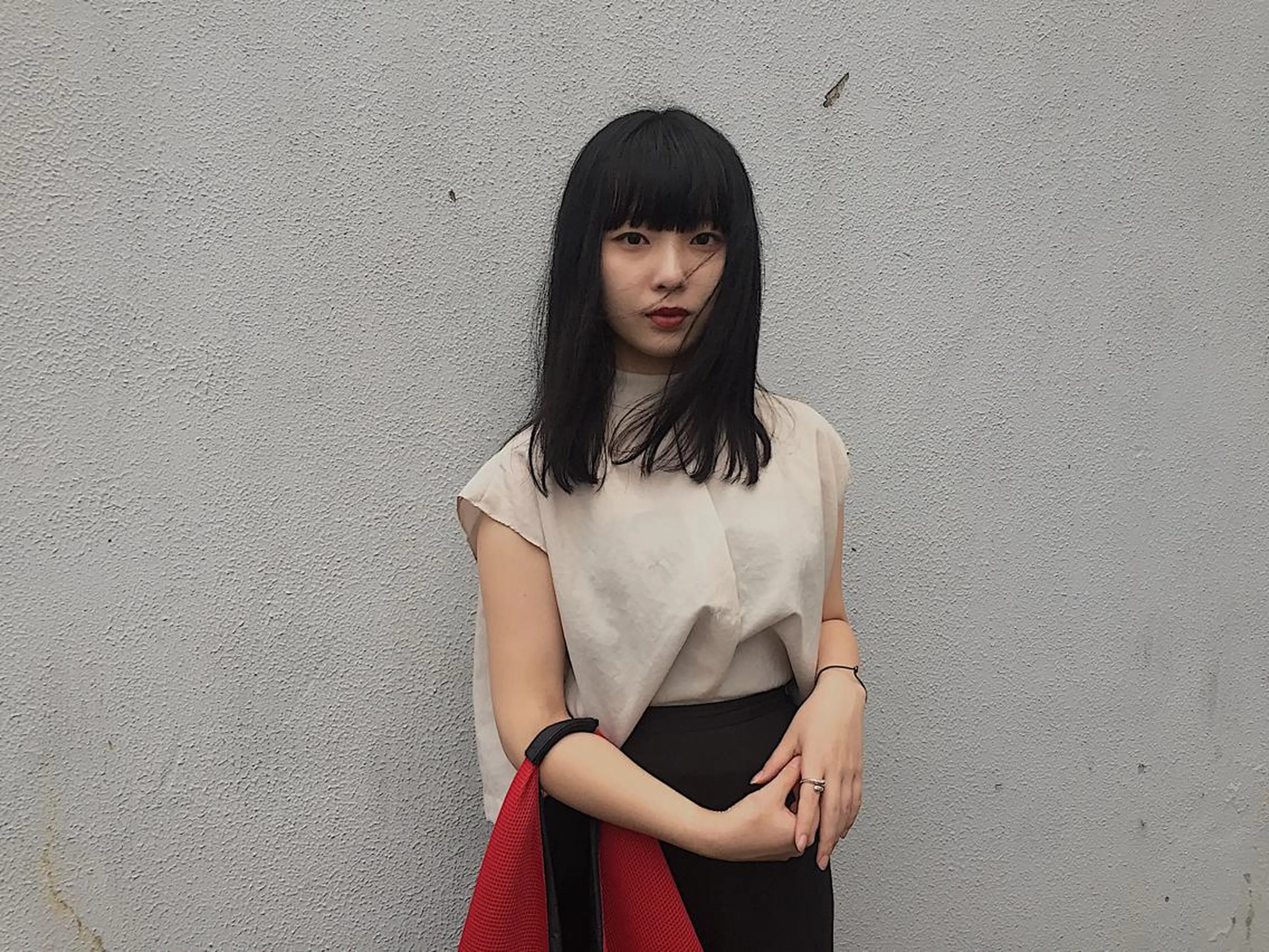 セミロング カラー ハイトーン/レイヤー /ウルフ⭐️永田⭐️のヘアスタイル