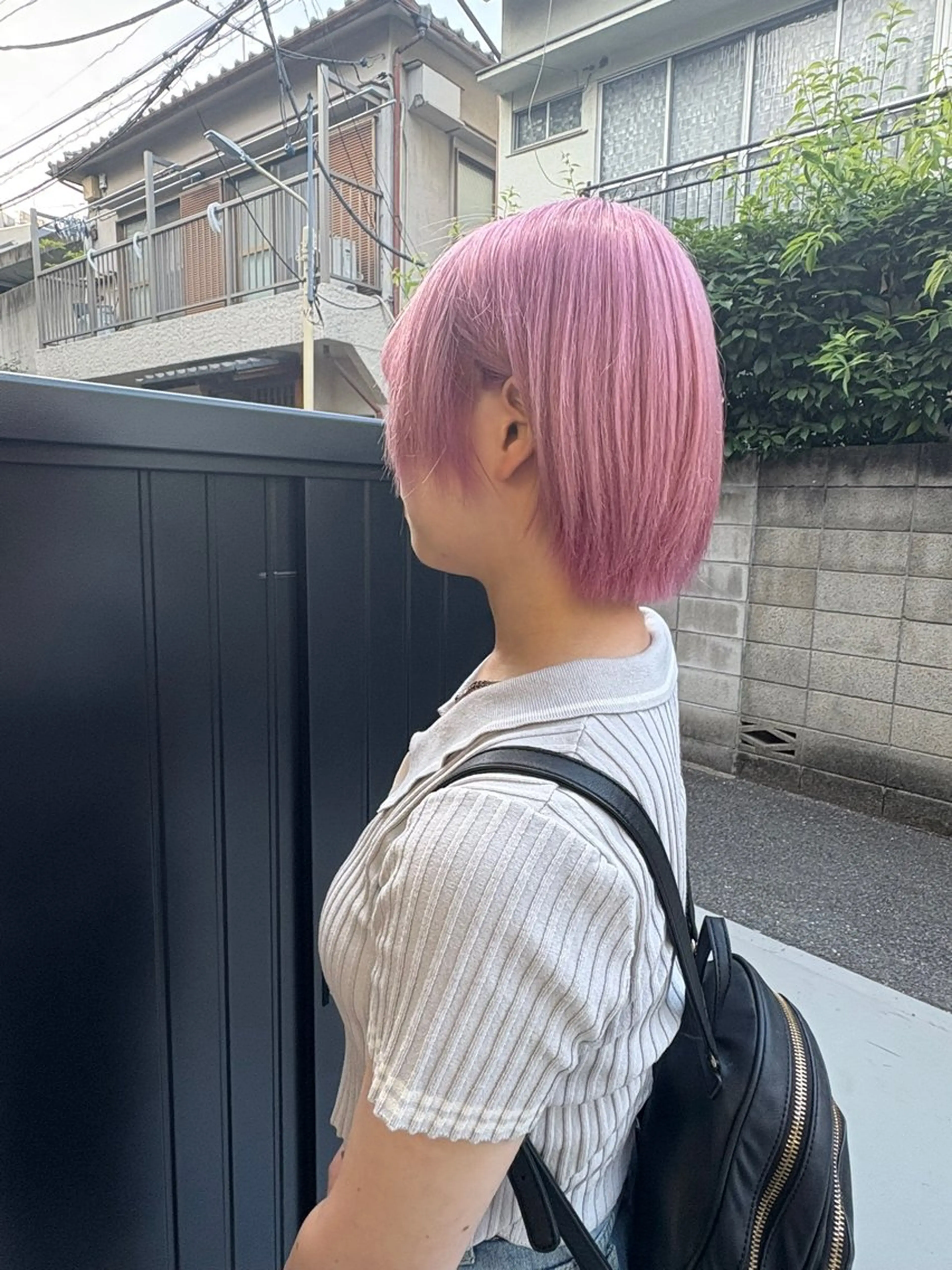 ショート カラー アッシュ アッシュグレー ベージュカラー ブリーチ ブロンド カット ヘアカラー トリートメント 【履歴修正×艶髪】 ハイトーン/大和💎のヘアスタイル