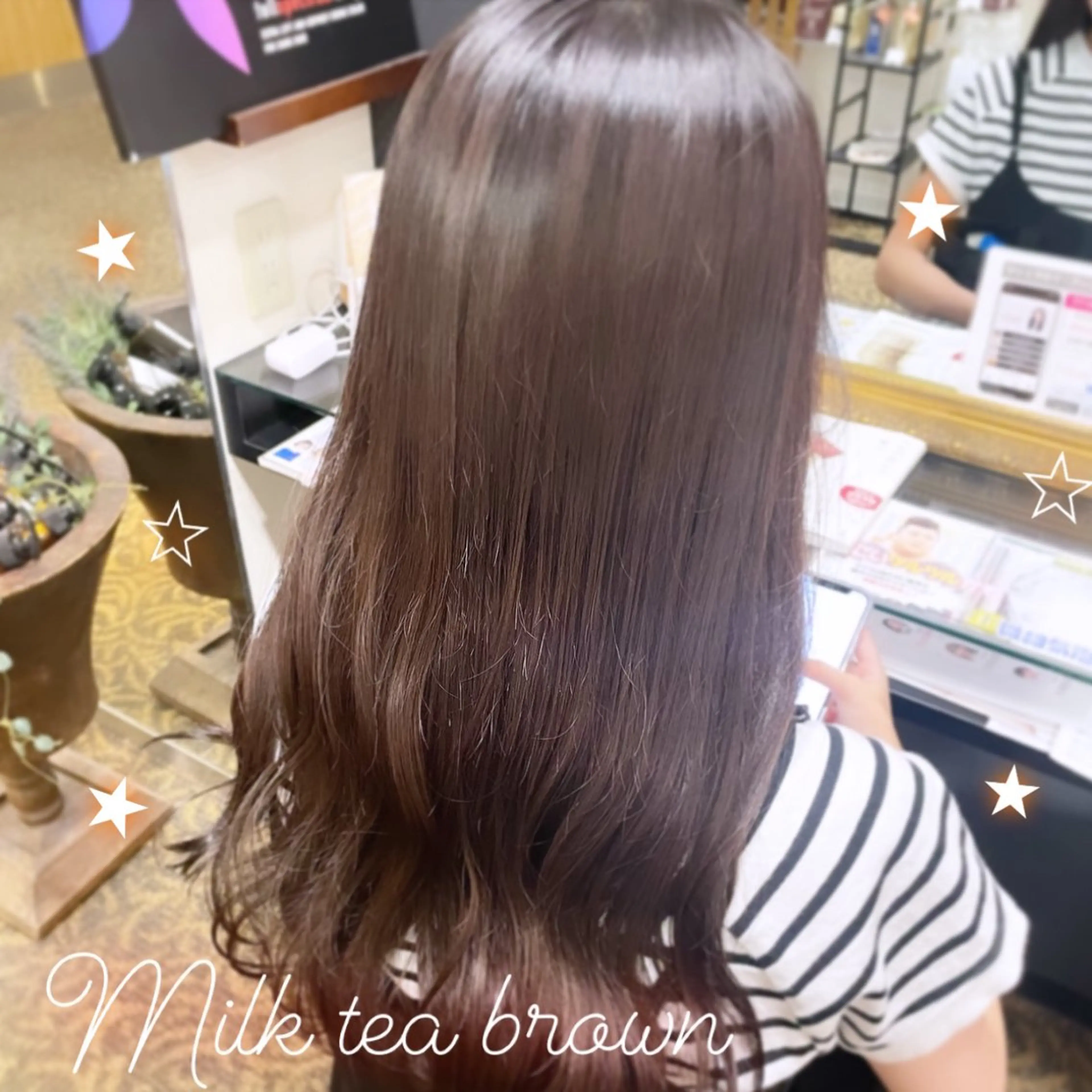 ロング ヘアカラー 🎀  minori おたく美容師  🪽のヘアスタイル
