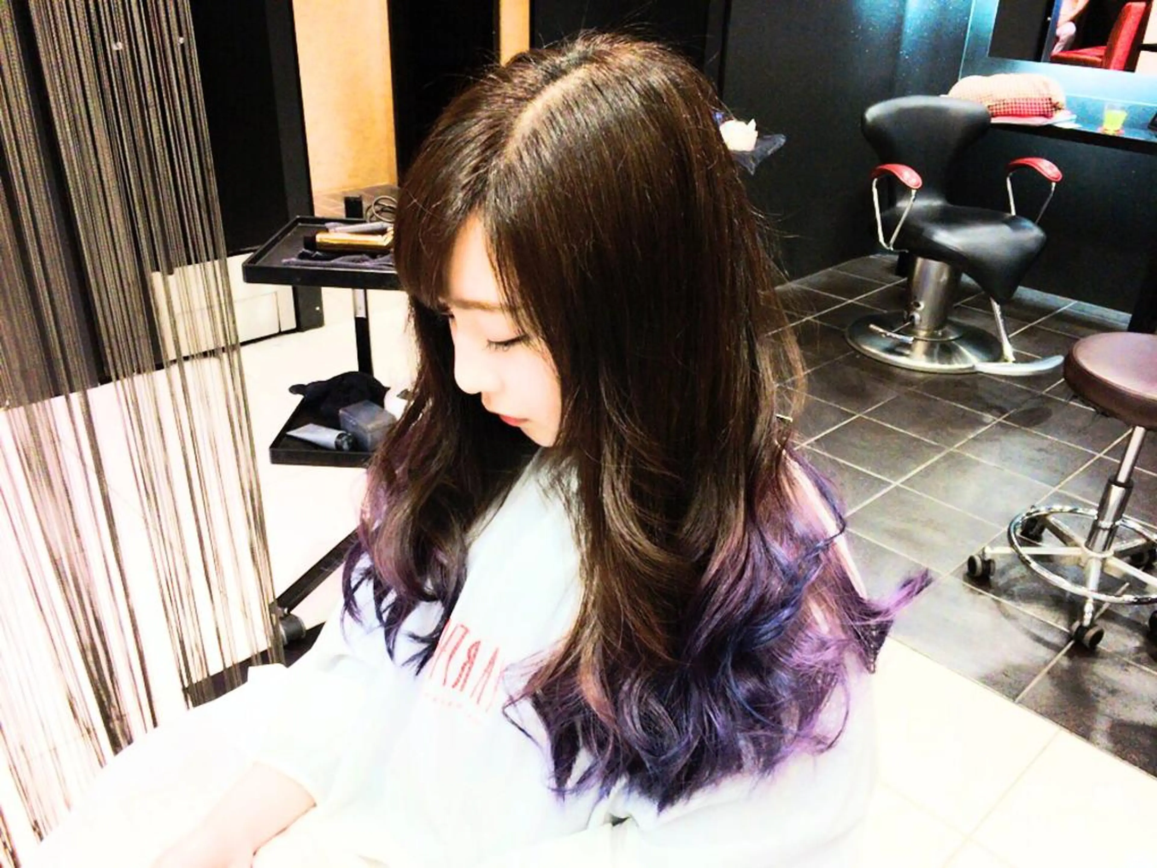 セミロング カラー ulu-ウル所属・北川 大輔のヘアスタイル