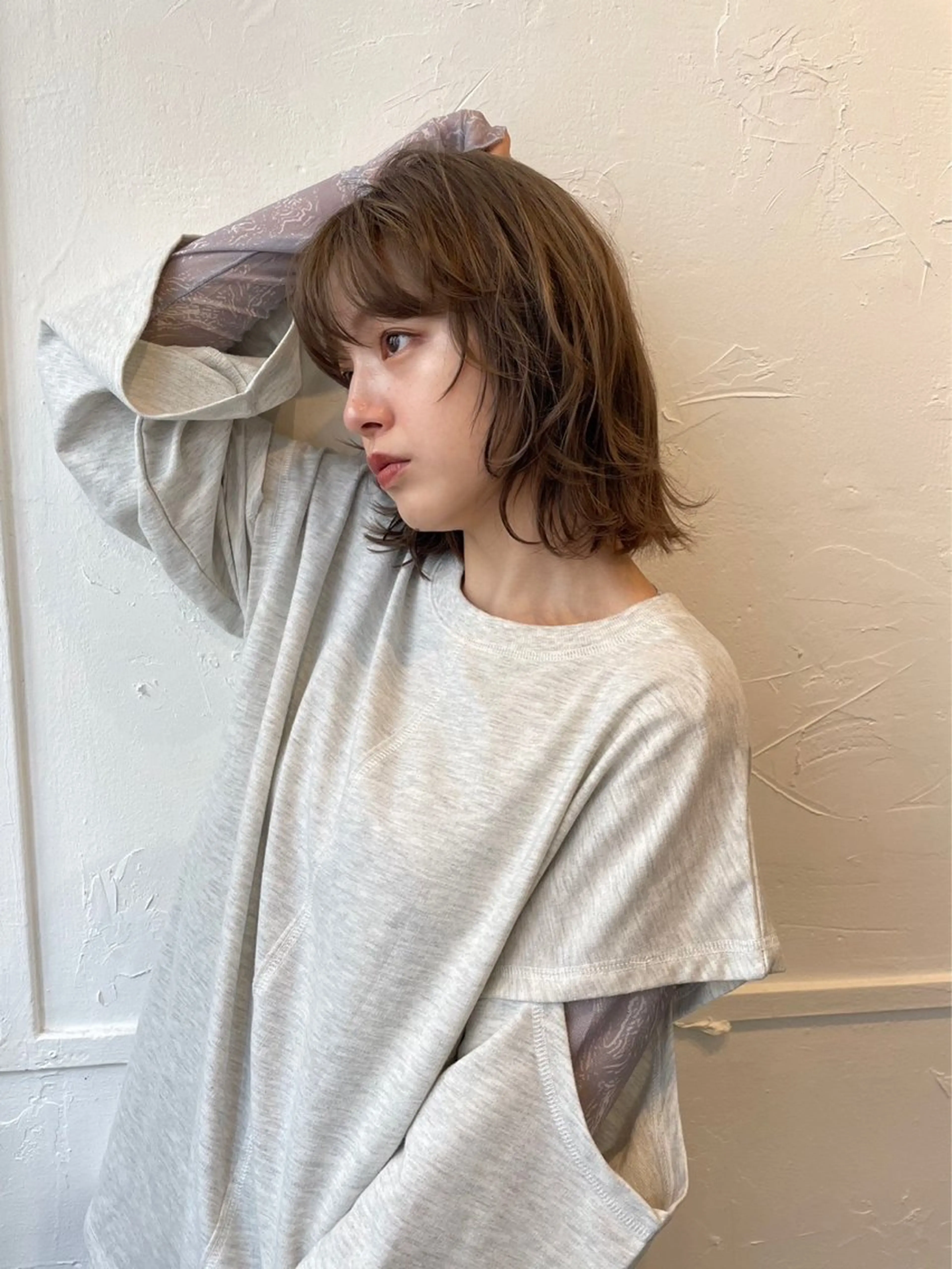 (U25)beige color🥞 ＋ treatment🫧の写真