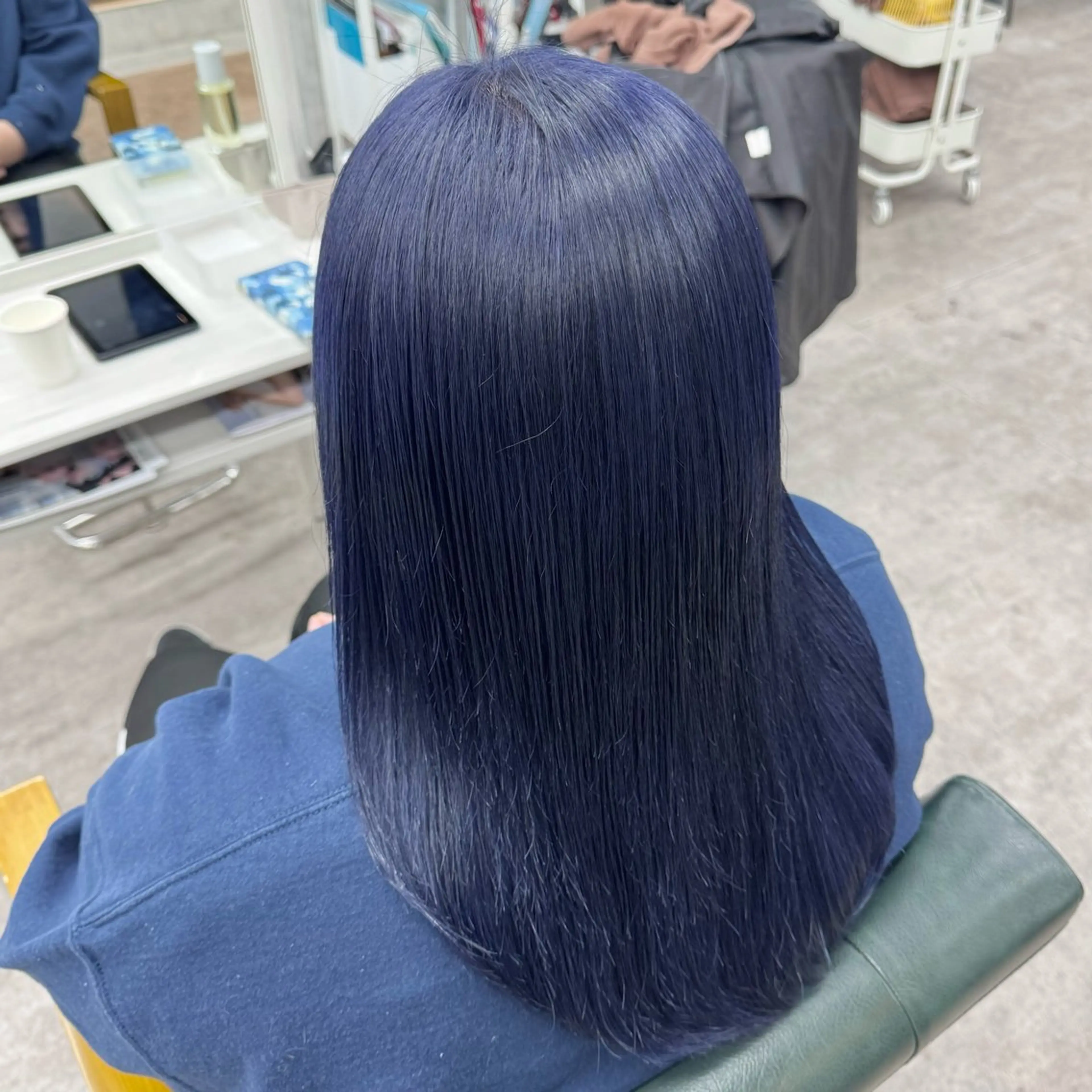 セミロング カラー カット ヘアカラー JUNSHIN🦋 ヘアセット／カラーのヘアスタイル