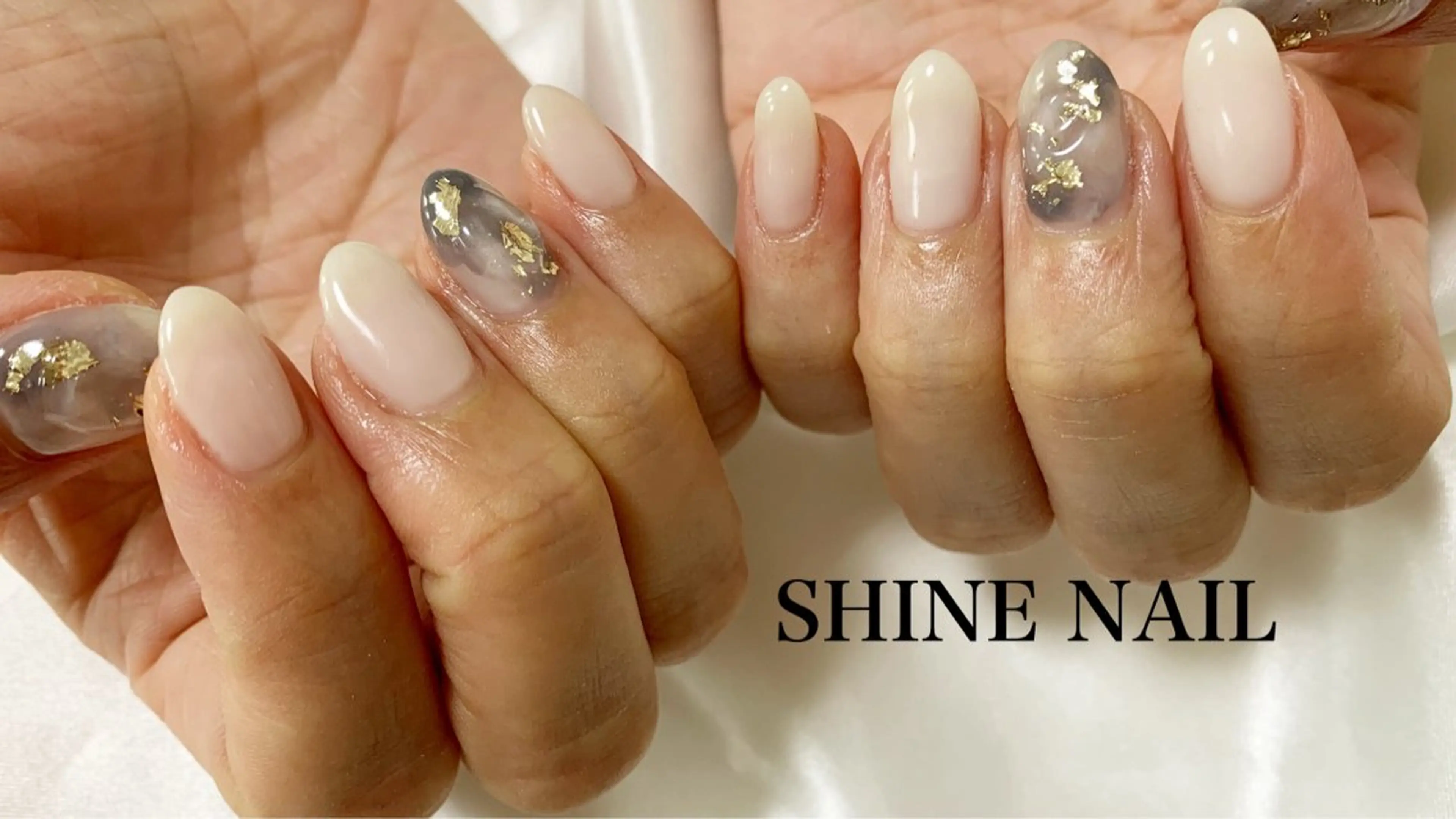 ショート ハンドネイル SHINE NAILのネイルデザイン