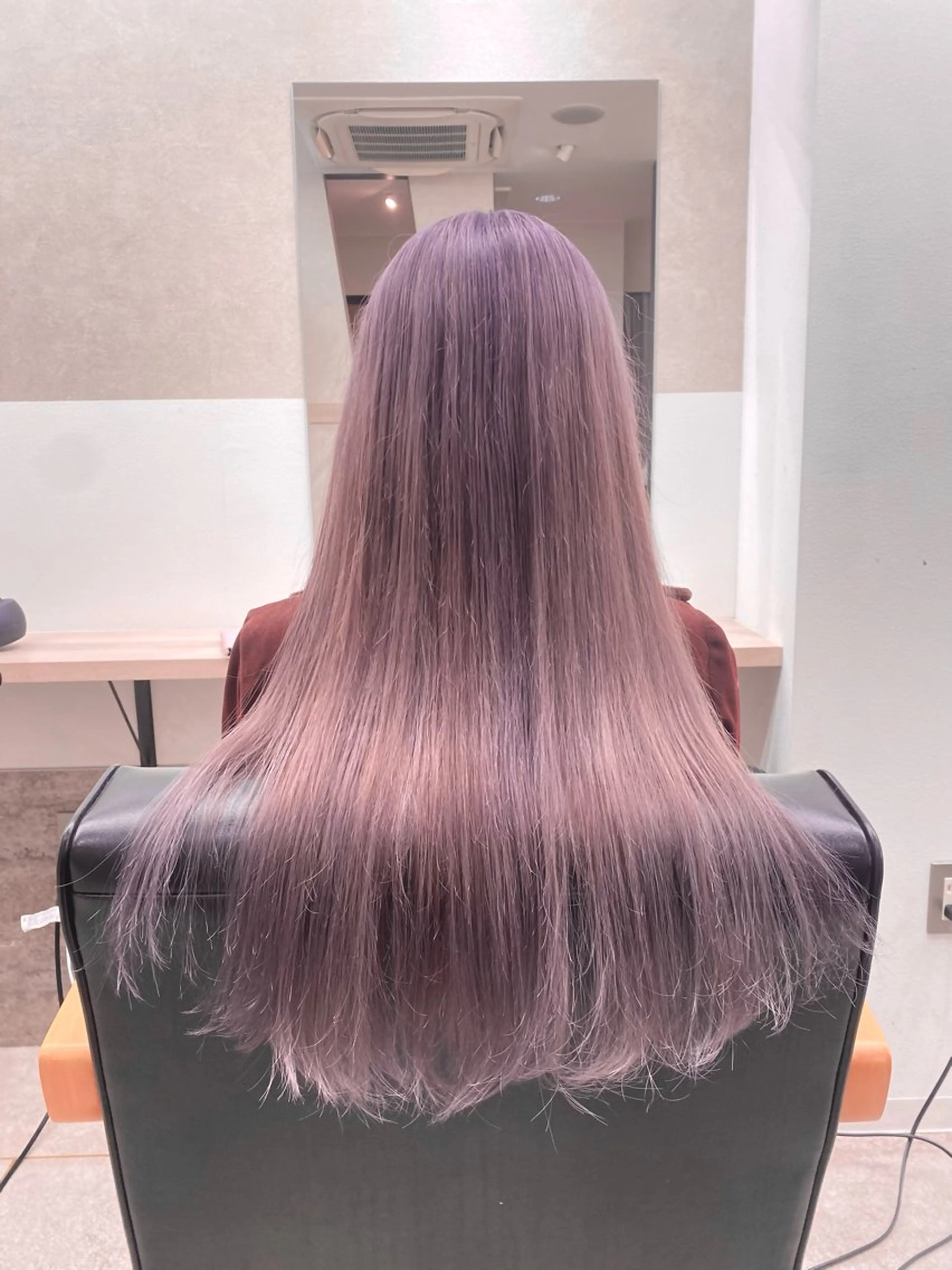 ロング ヘアカラー トリートメント たつや/ハイトーン/ バレイヤージュのヘアスタイル