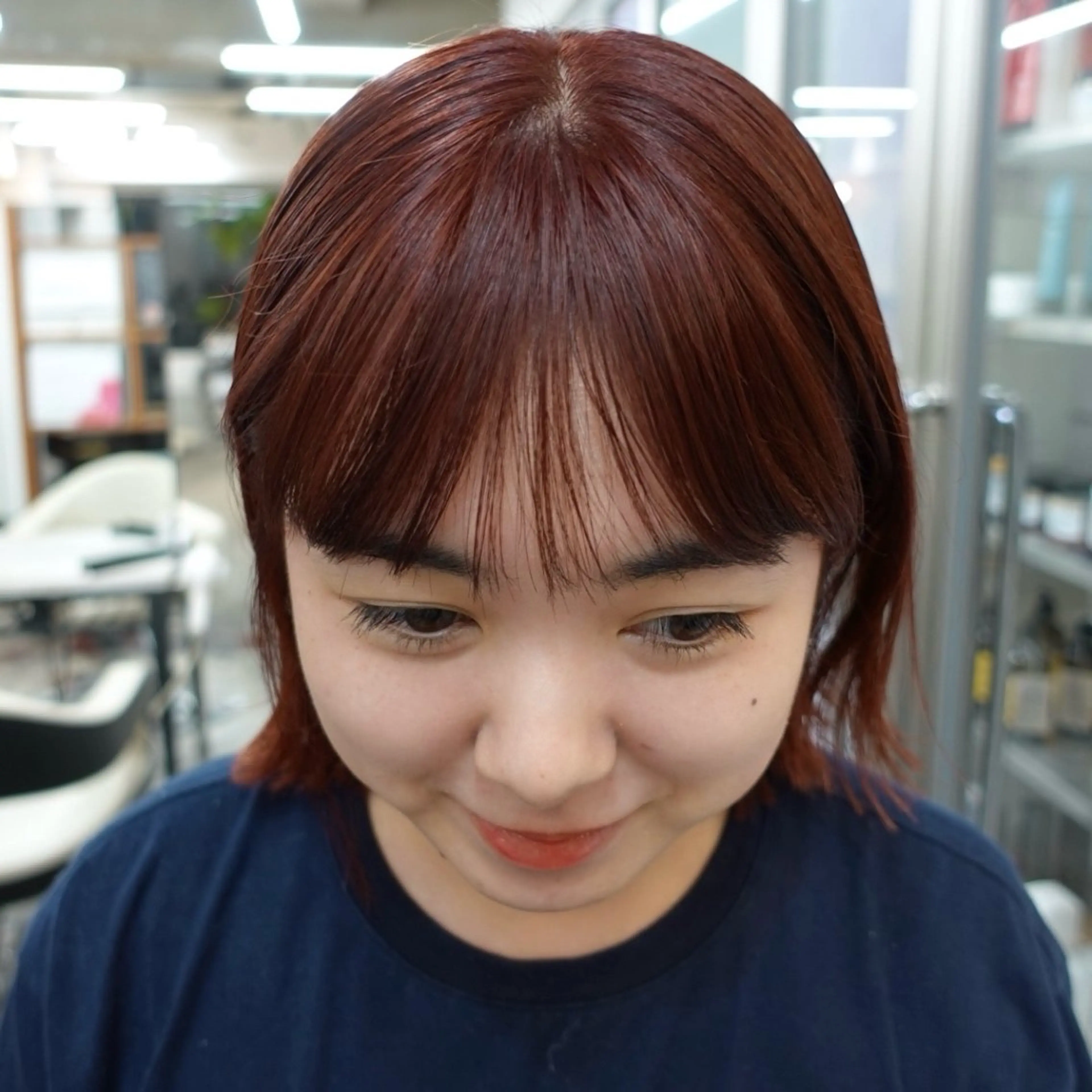 ミディアム カラー ヘアアレンジ ブリーチ ダブルカラー ブリーチなしカラー カット ヘアカラー 🌐サトウ リョウ🌐のヘアスタイル