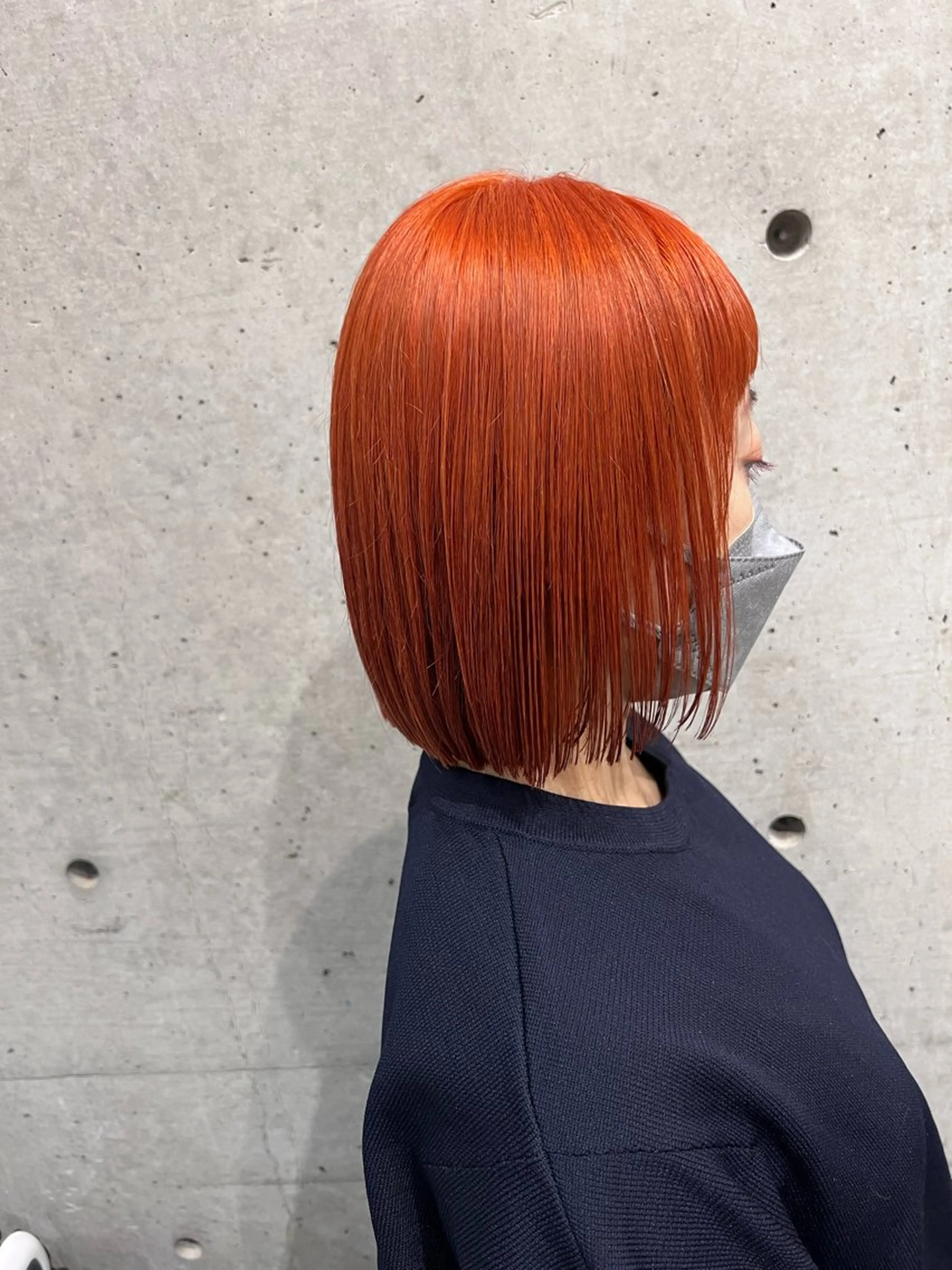 ミディアム 髪質改善 縮毛矯正 カット ヘアカラー トリートメント OAK 中目黒のヘアスタイル