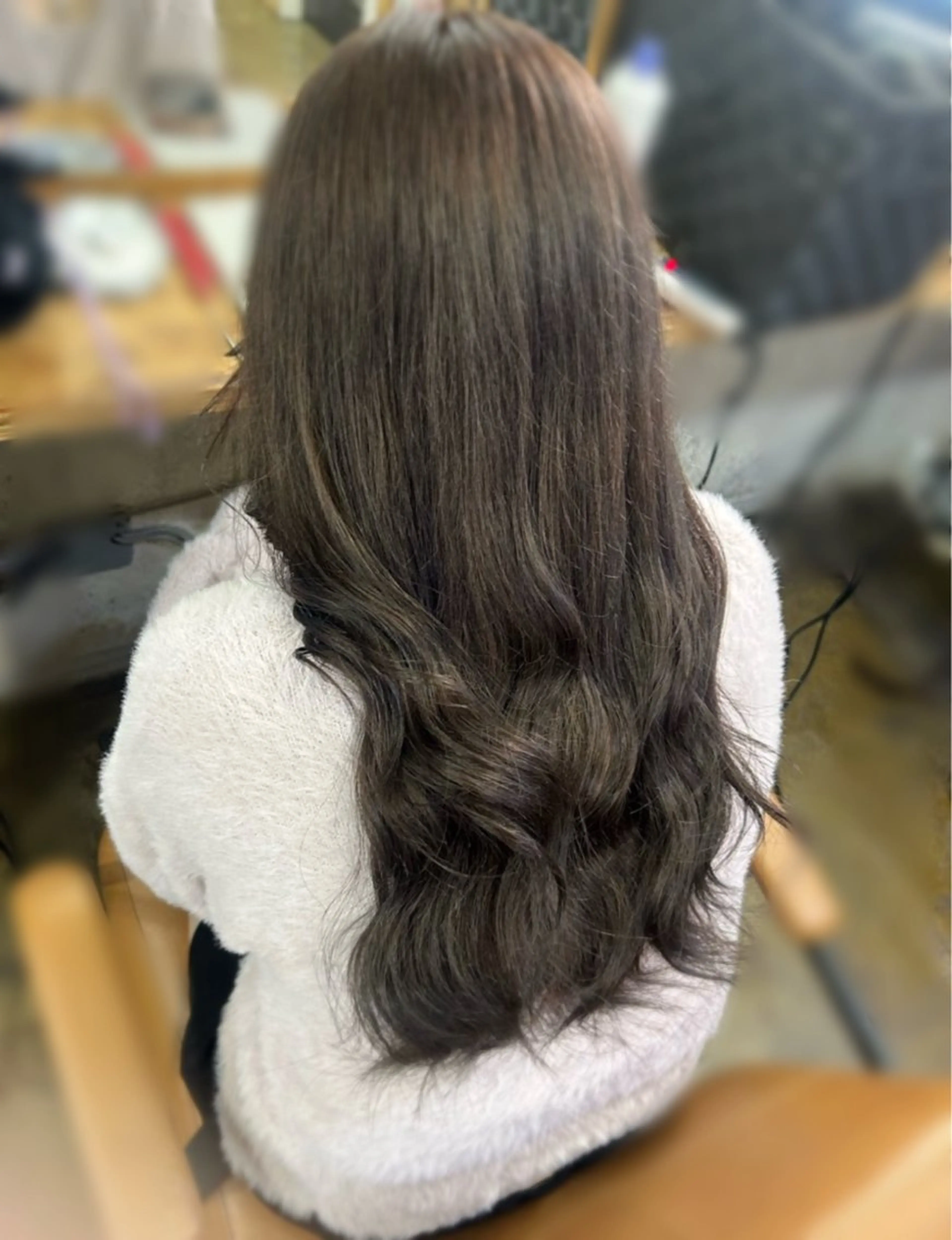 ロング ヘアカラー トリートメント オオニシ オト🐹のヘアスタイル