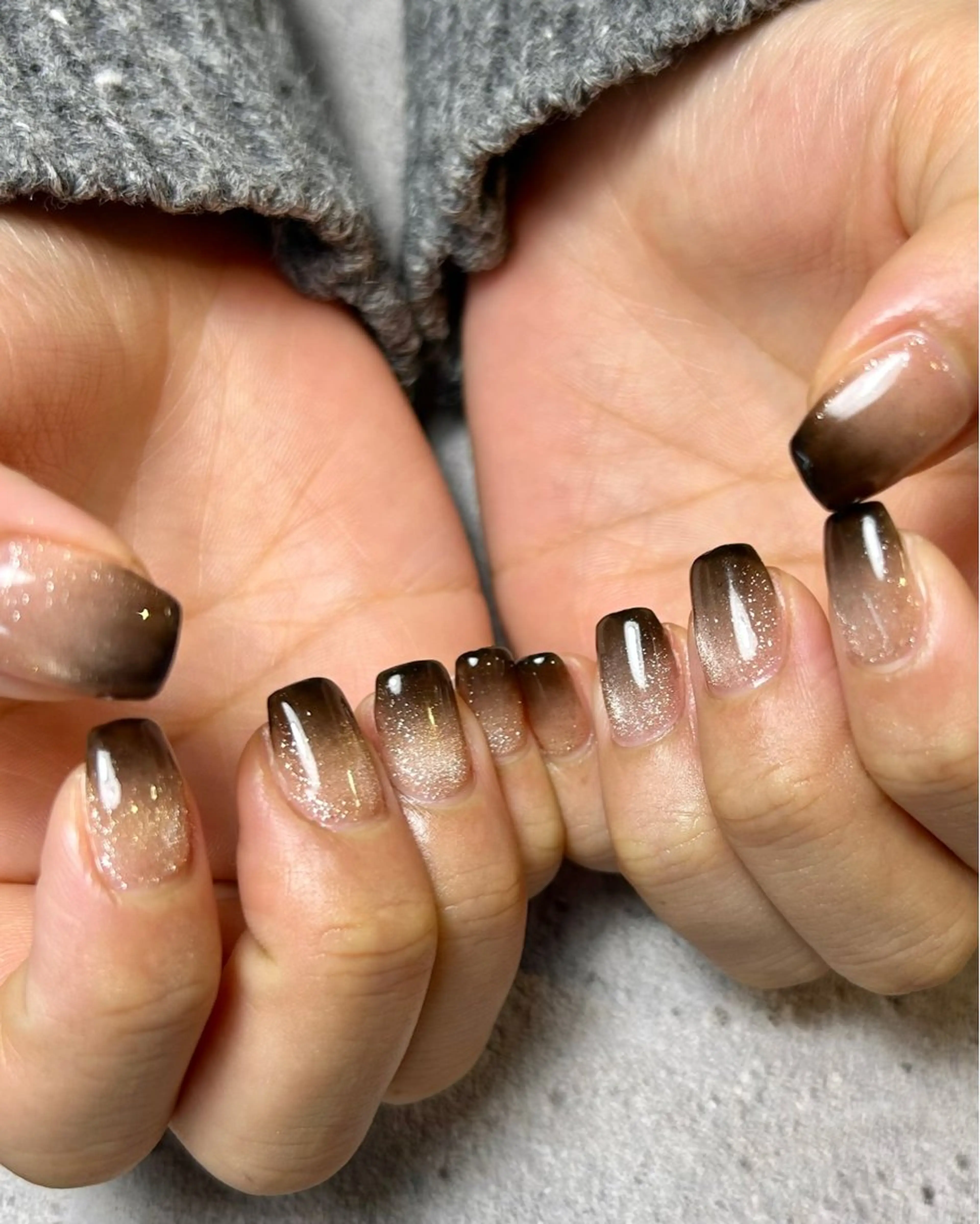 ネイル フラッシュネイル フラッシュマグ 持ち込み ハンドネイル Reflection marikoのネイルデザイン