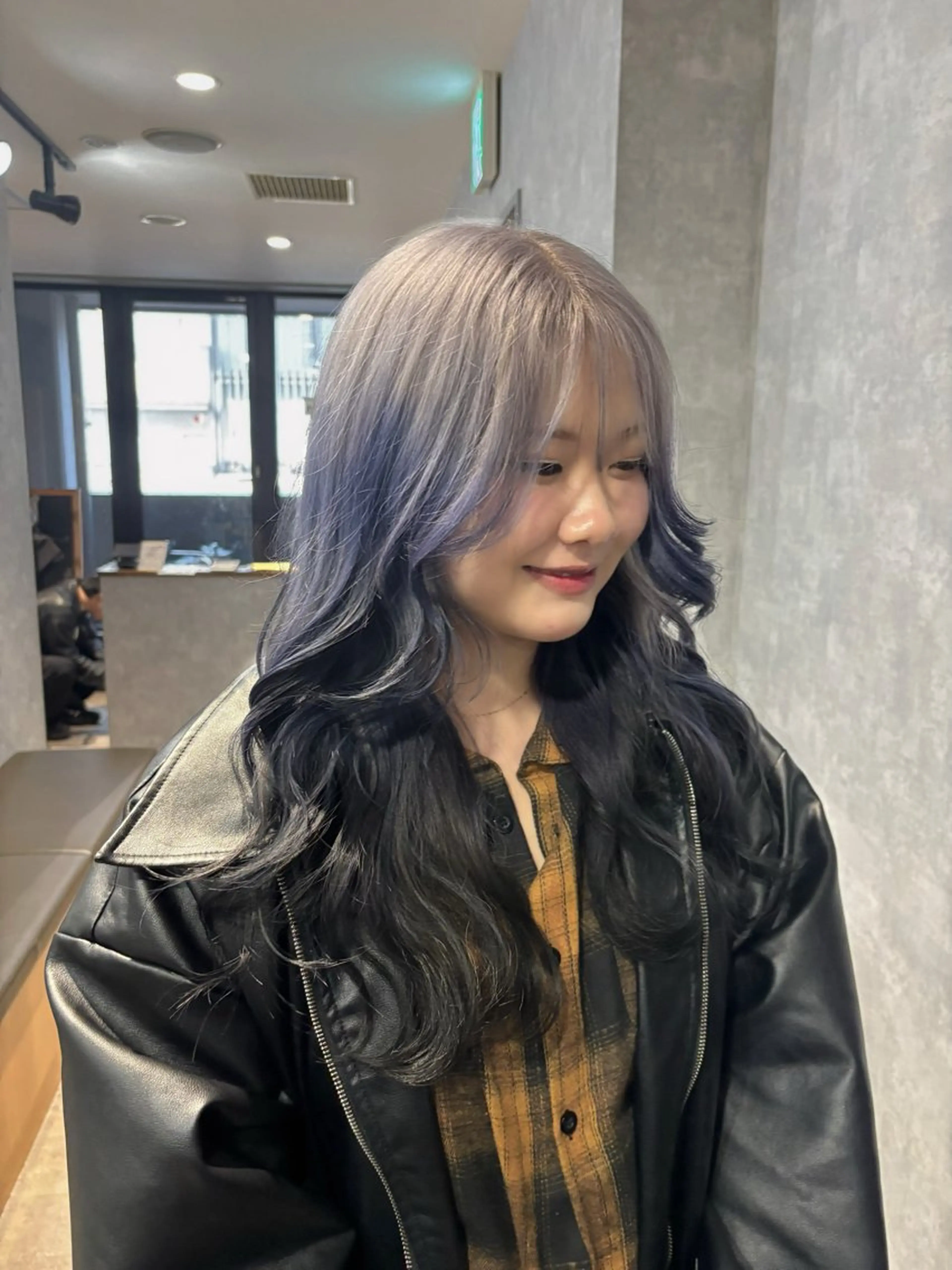 ロング カラー カット ヘアカラー トリートメント 🌐NATSUMI 🌐【寒色カラー】のヘアスタイル