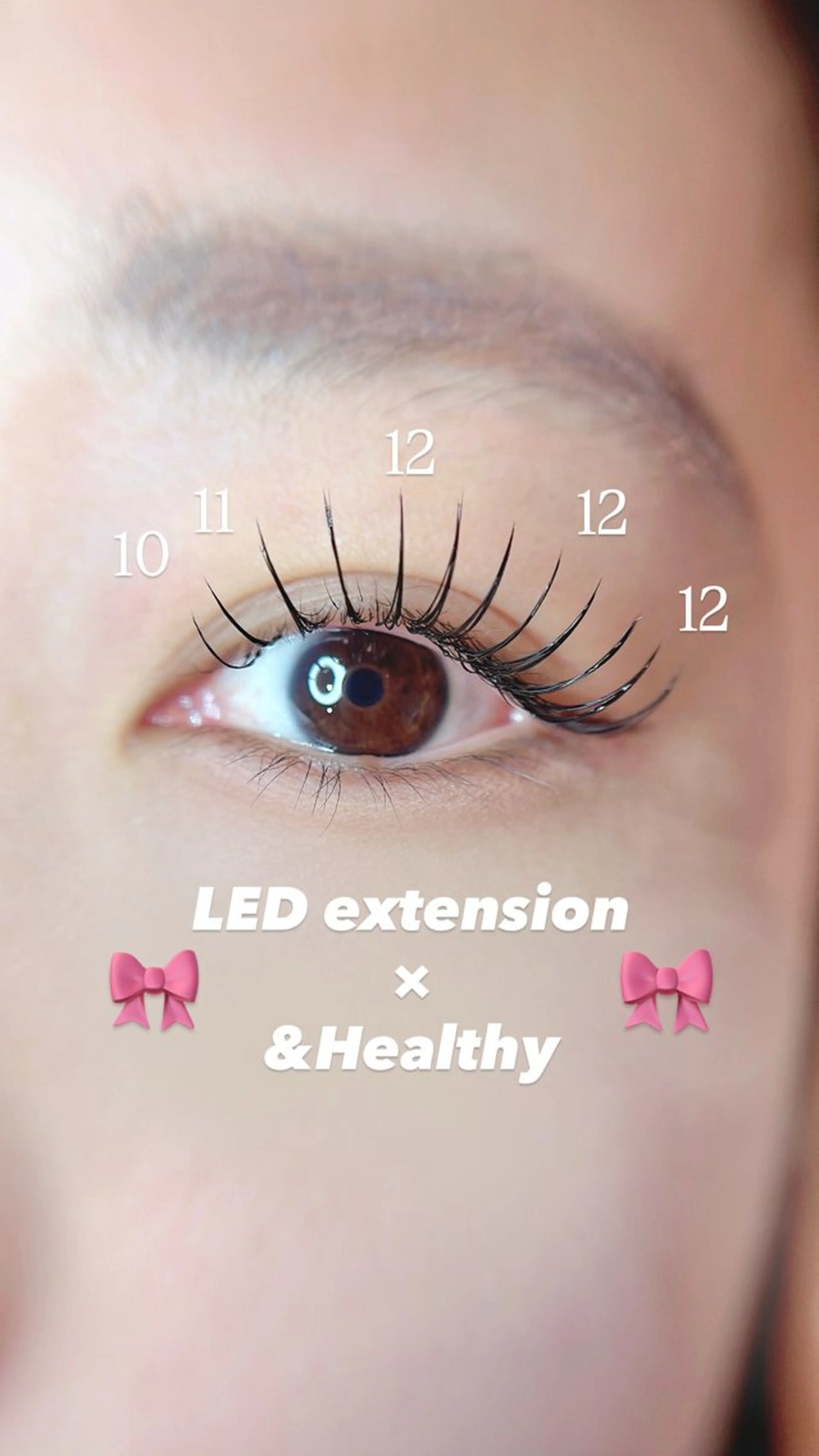 LEDエクステ練習モデル!の写真