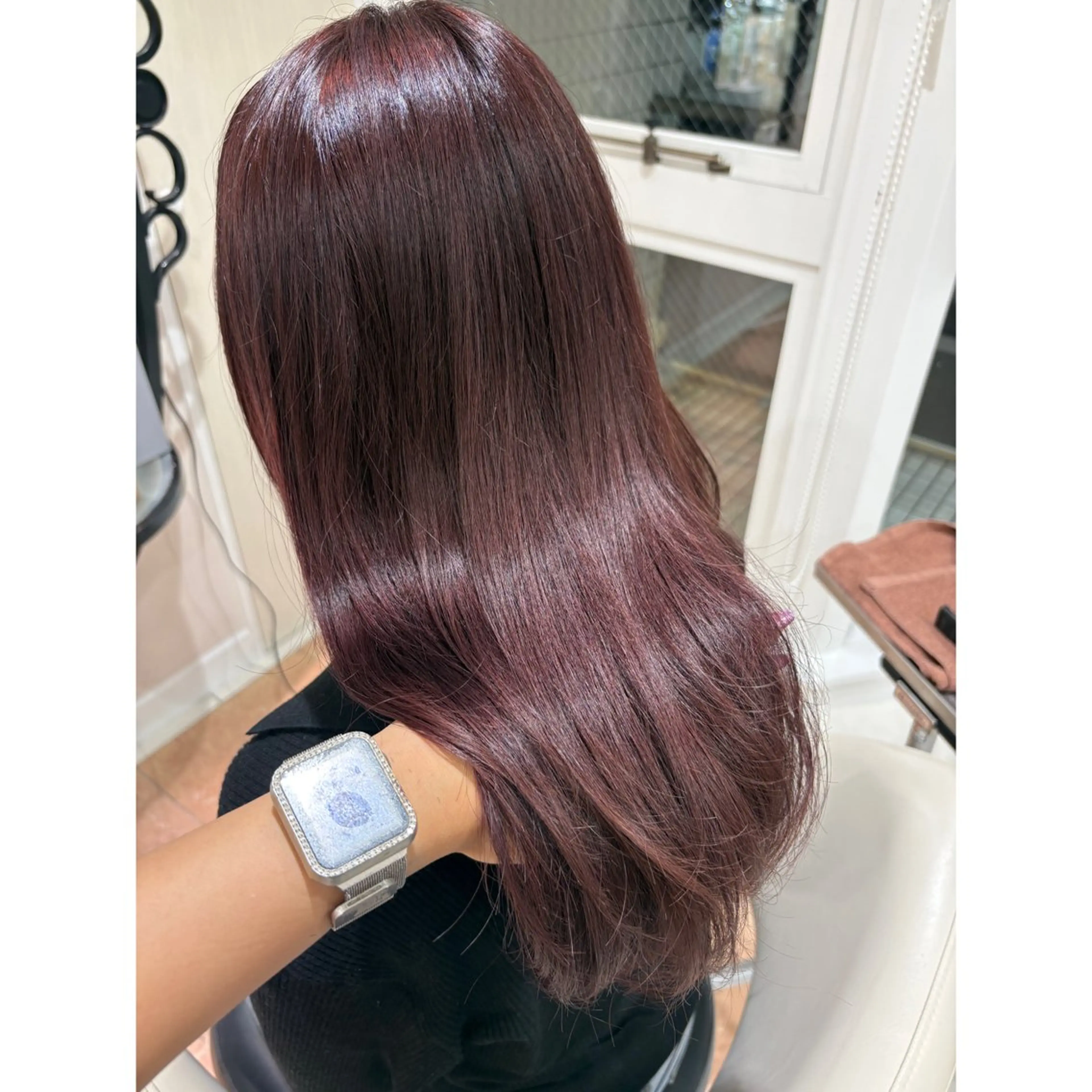 ロング カラー ヘアカラー 韓国ヘア 🎀中川綾乃🎀のヘアスタイル