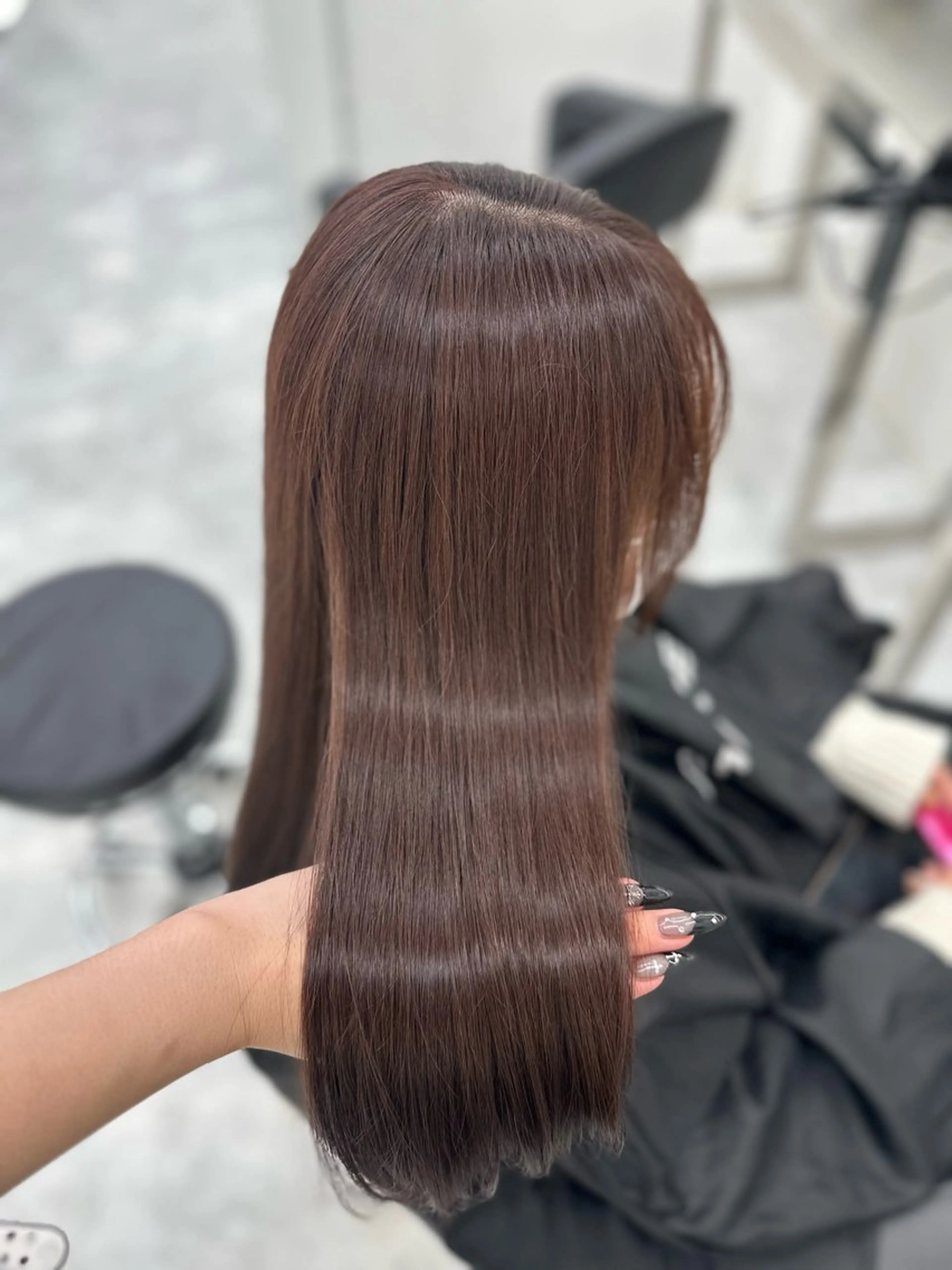 ロング カラー ヘアカラー トリートメント 上品モテヘア🩶 karen🩶のヘアスタイル