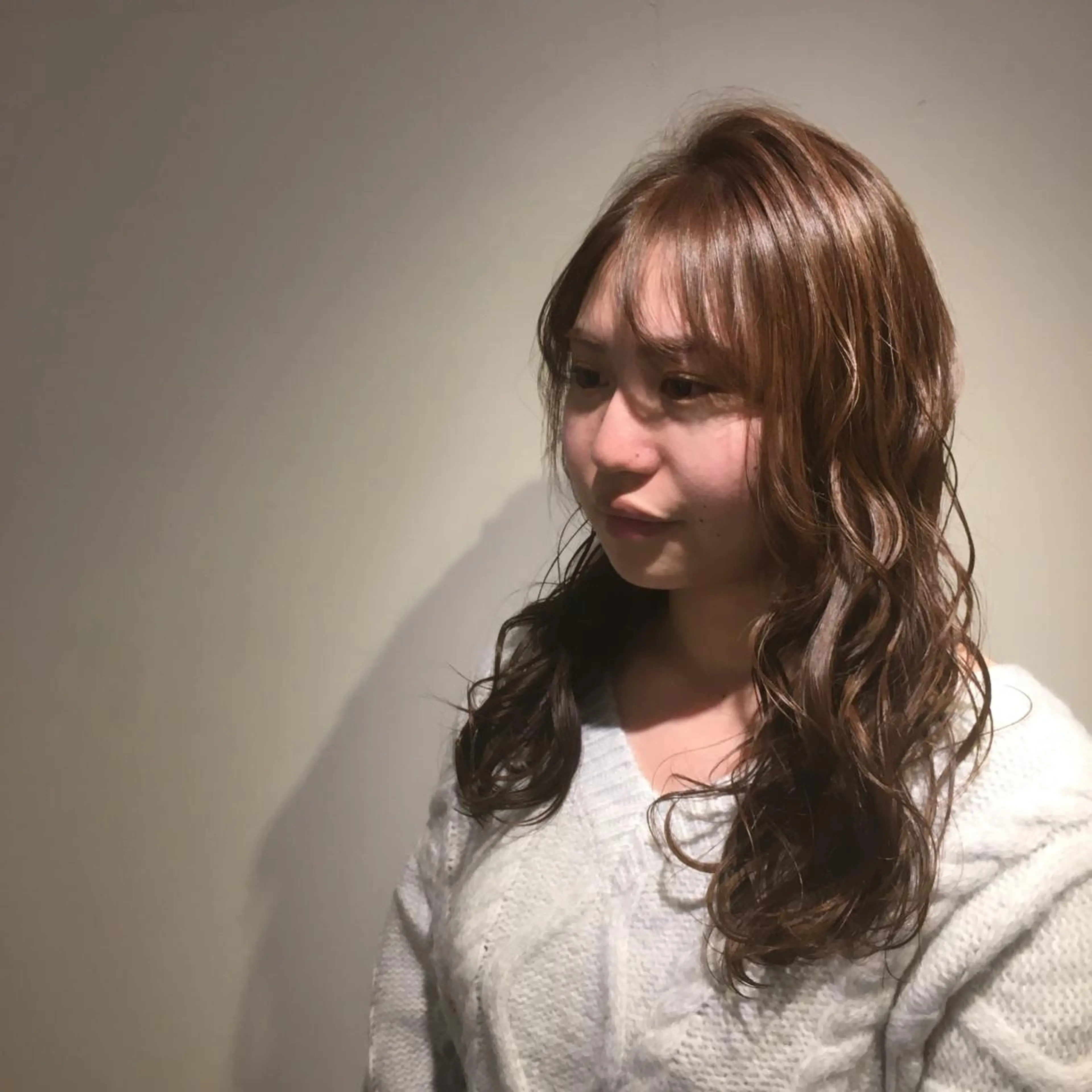 ロング カラー カット ヘアカラー トリートメント しのはら まどかのヘアスタイル