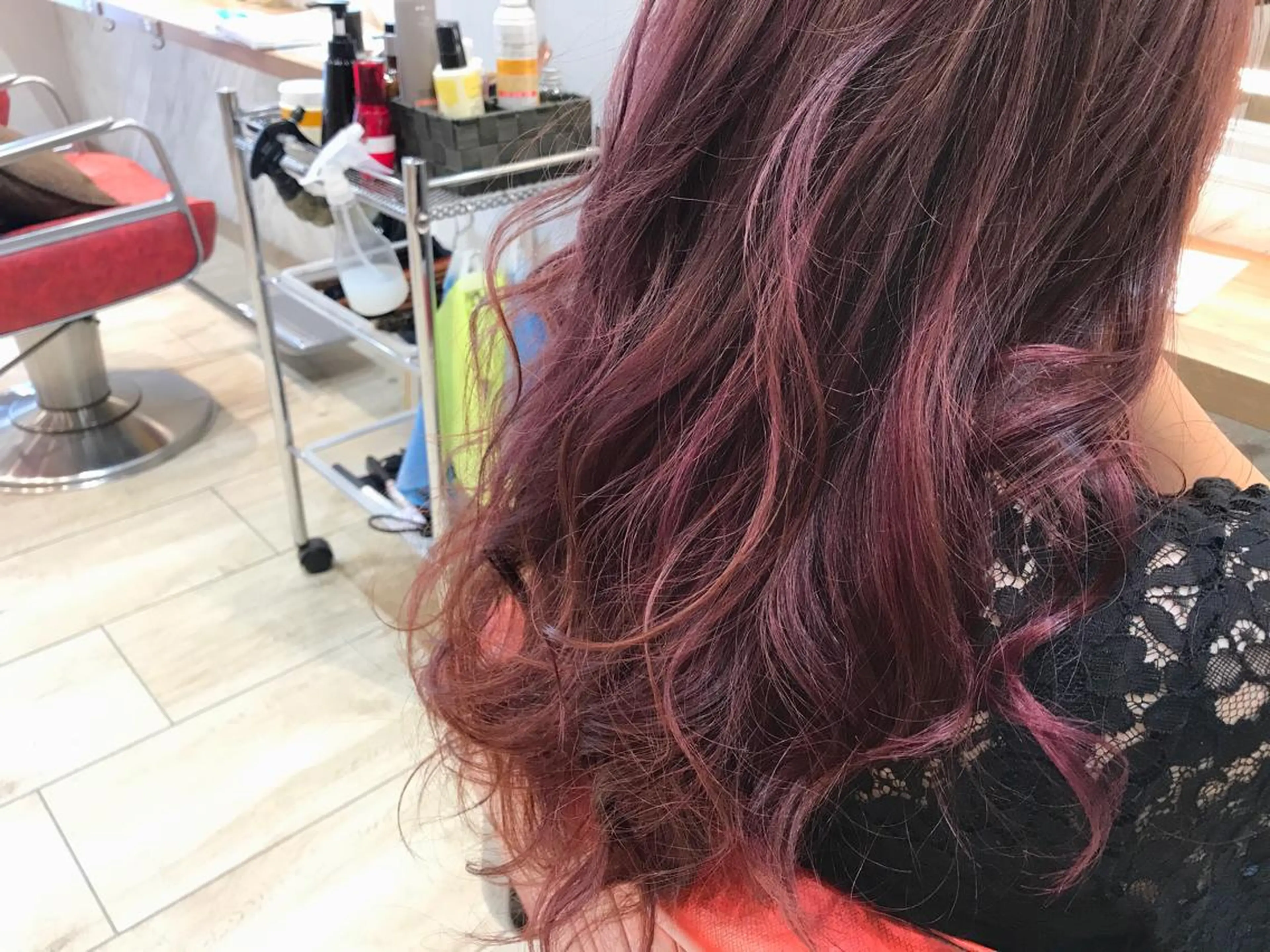ロング カラー 吉岡 三四朗のヘアスタイル
