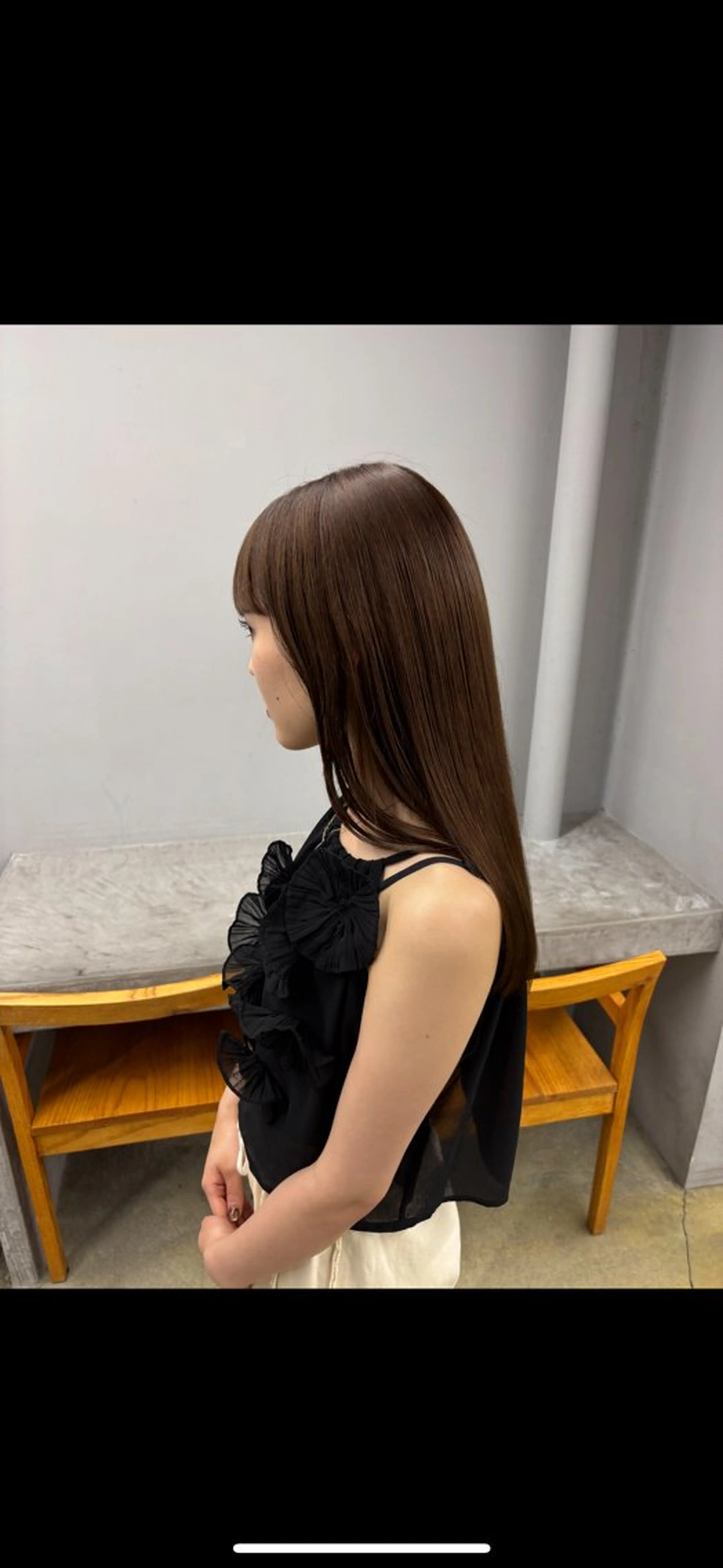 ミディアム カラー トリートメント nude所属・𝐀𝐦𝐞𝐫𝐢 /透明感カラーのヘアスタイル