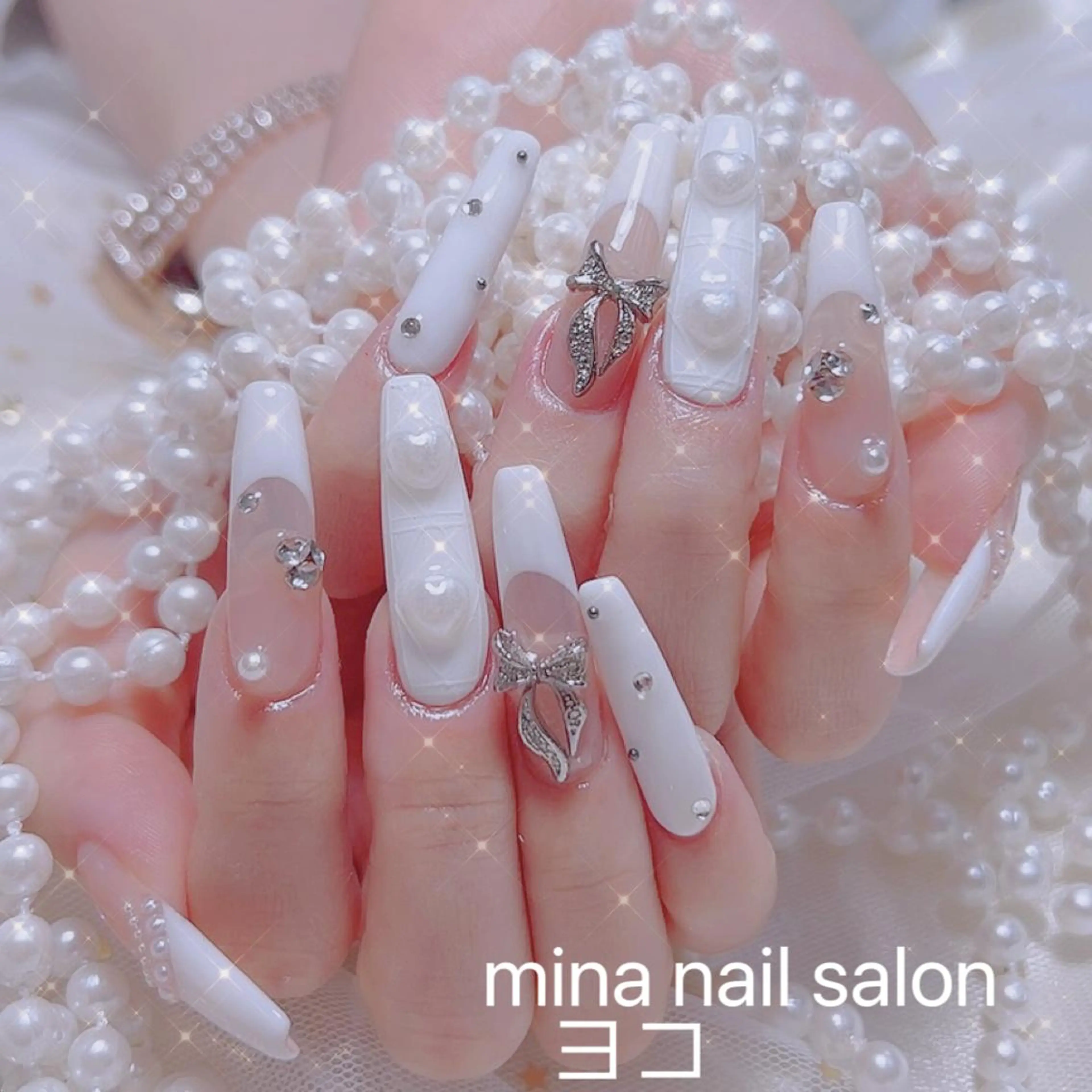 ネイル Mina🧸 韓国風ネイル🎀のネイルデザイン