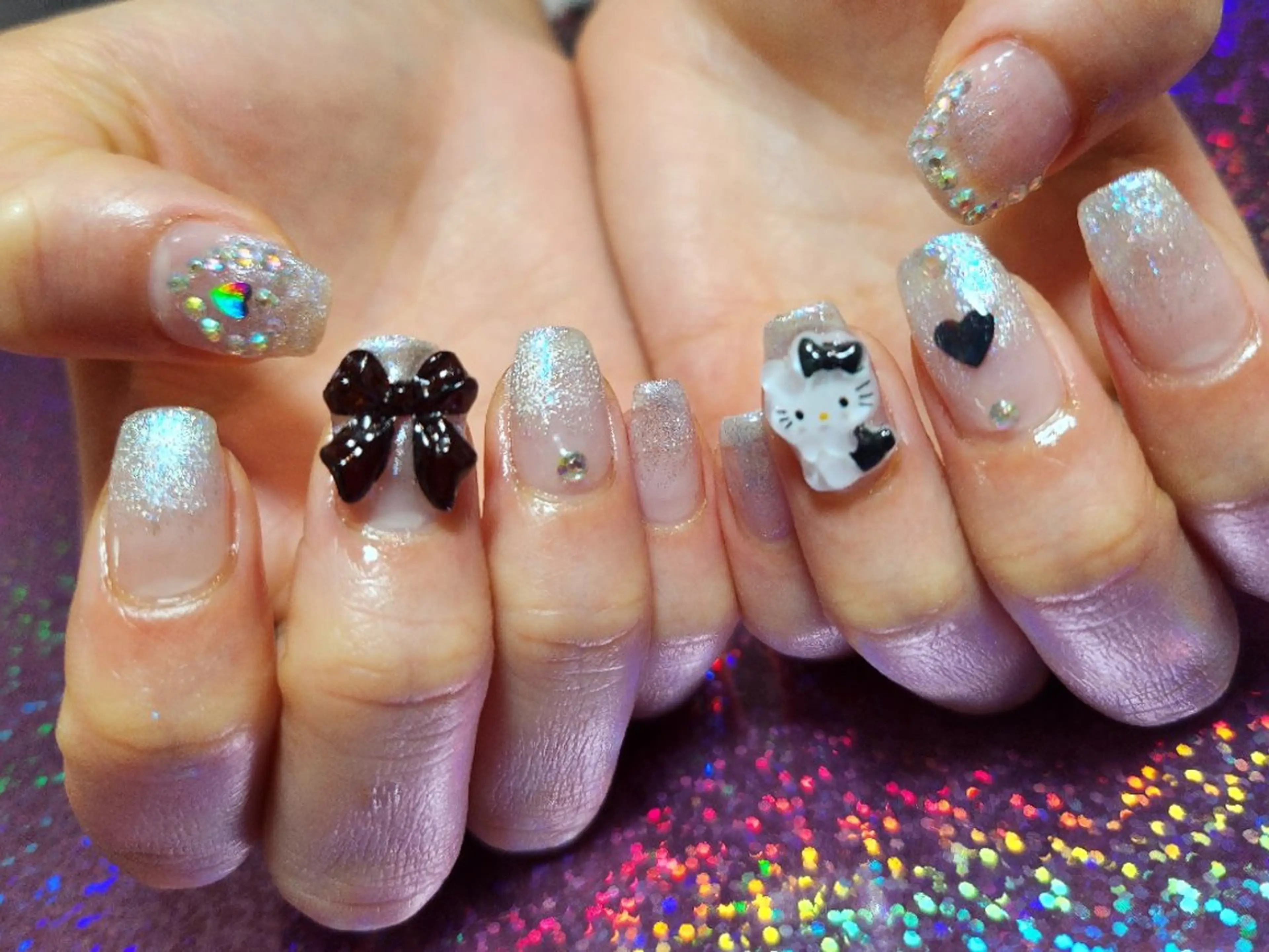 ネイル ハンドネイル 💜bora .のネイルデザイン