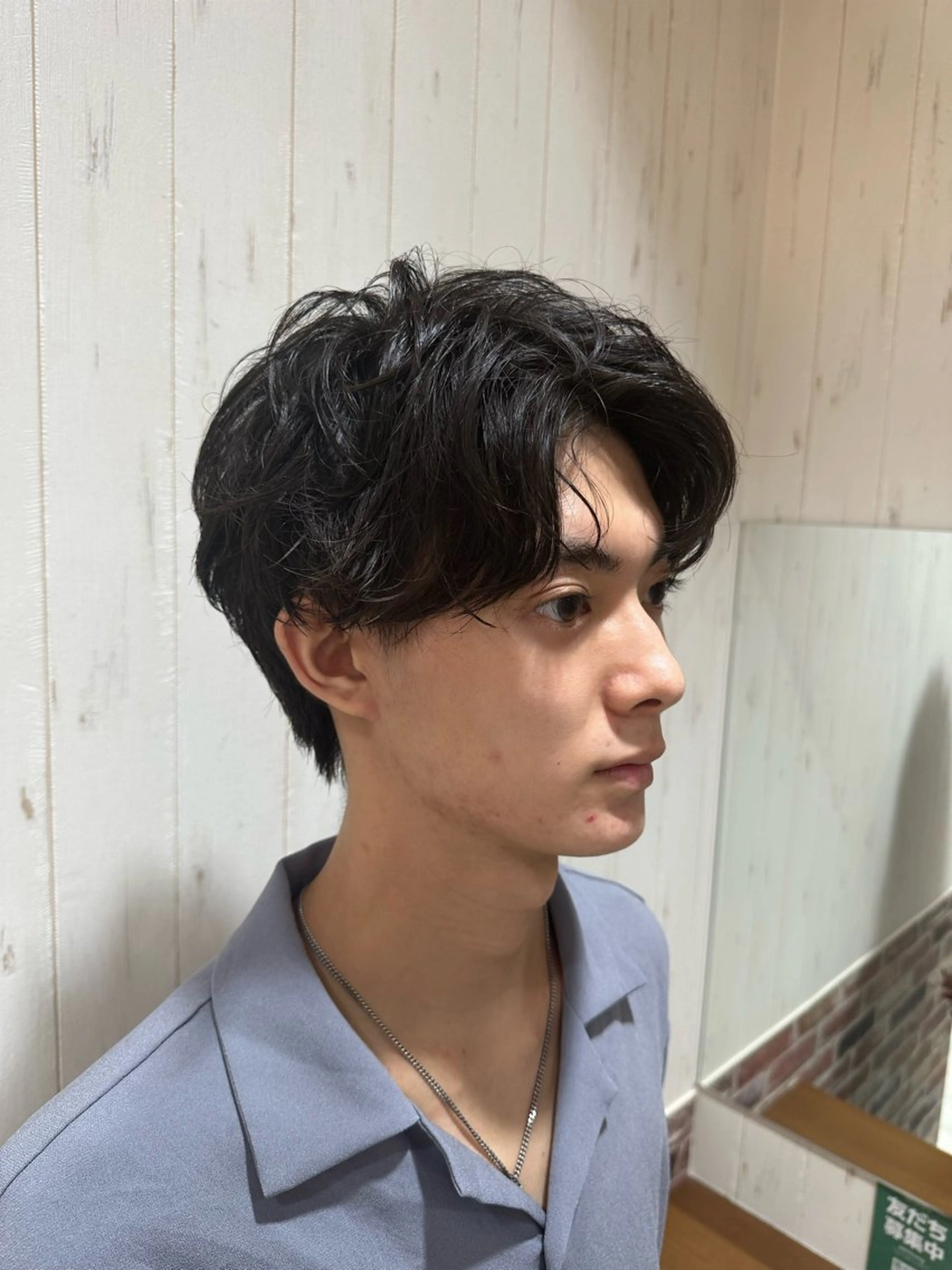 ショート ヘアアレンジ メンズ メンズブリーチ ダウンパーマ メンズハイライト メンズインナーカラー メンズ韓国風 カット brace立花店所属・中嶋 紘夢のヘアスタイル