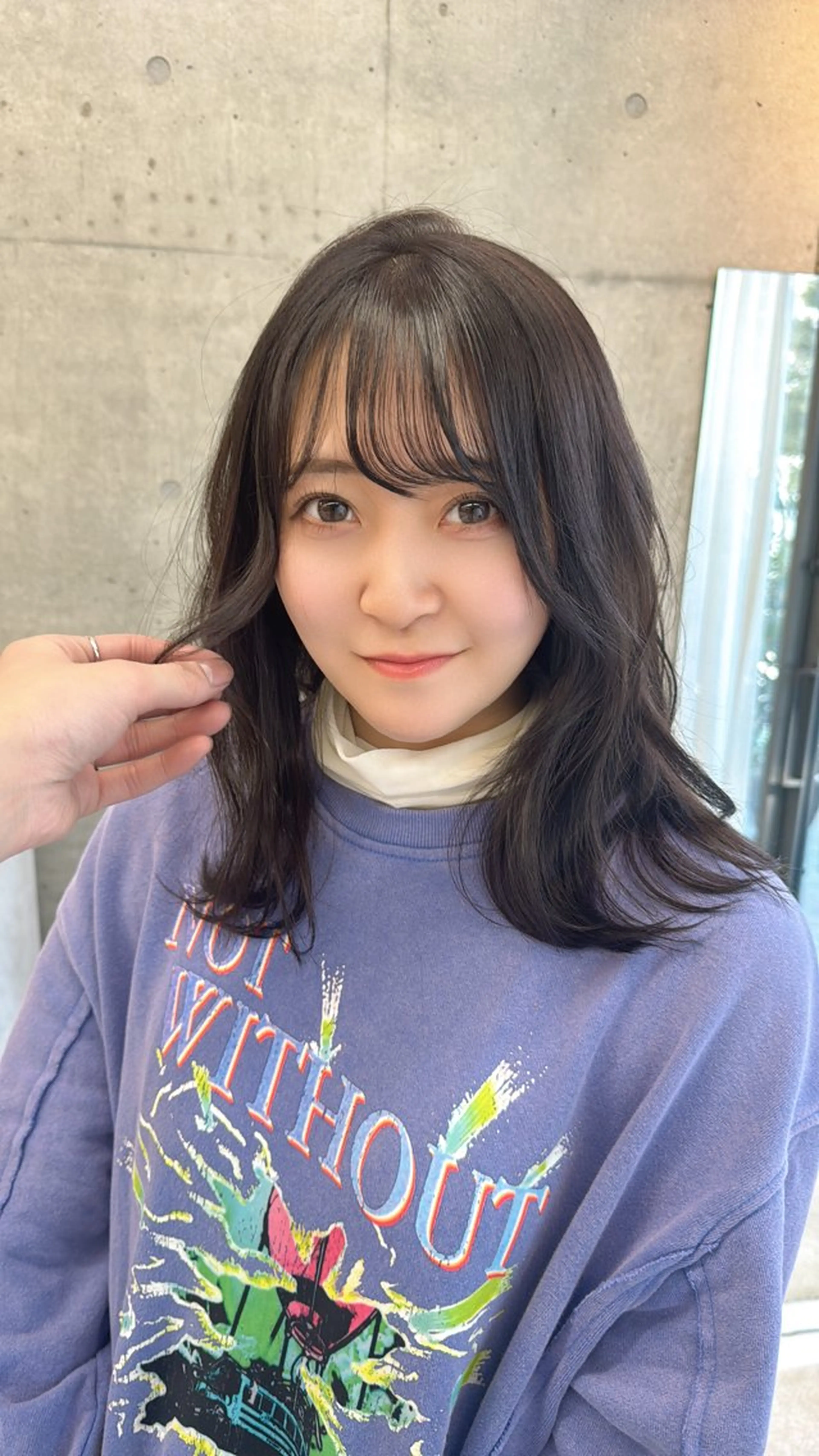 ミディアム うる艶ヘア♡韓国好き 透明感　shotaのヘアスタイル