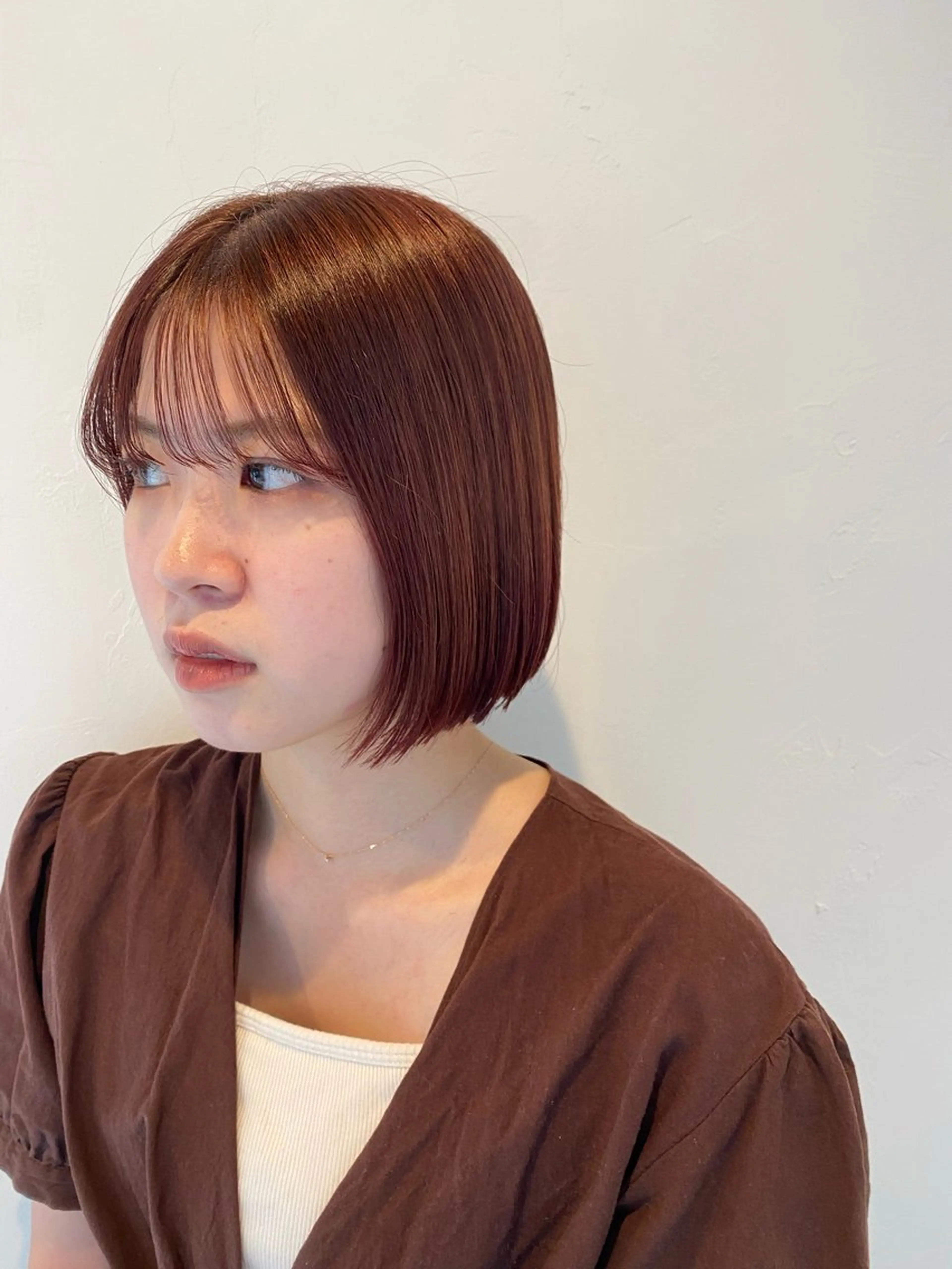 ミディアム 艶カラー🤍新潟/ 小新/マオのヘアスタイル