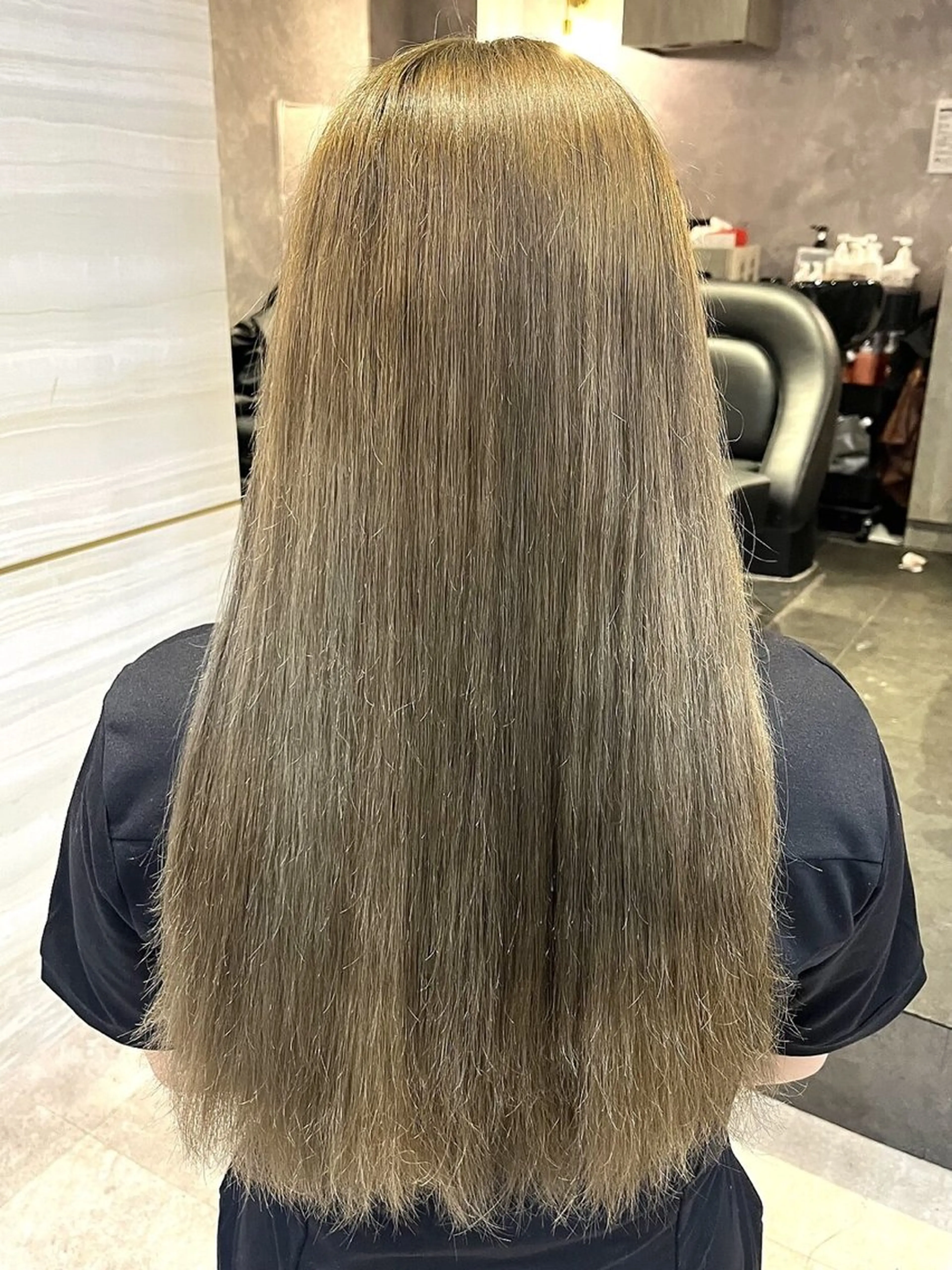 ロング カラー elubylovis mana💜のヘアスタイル