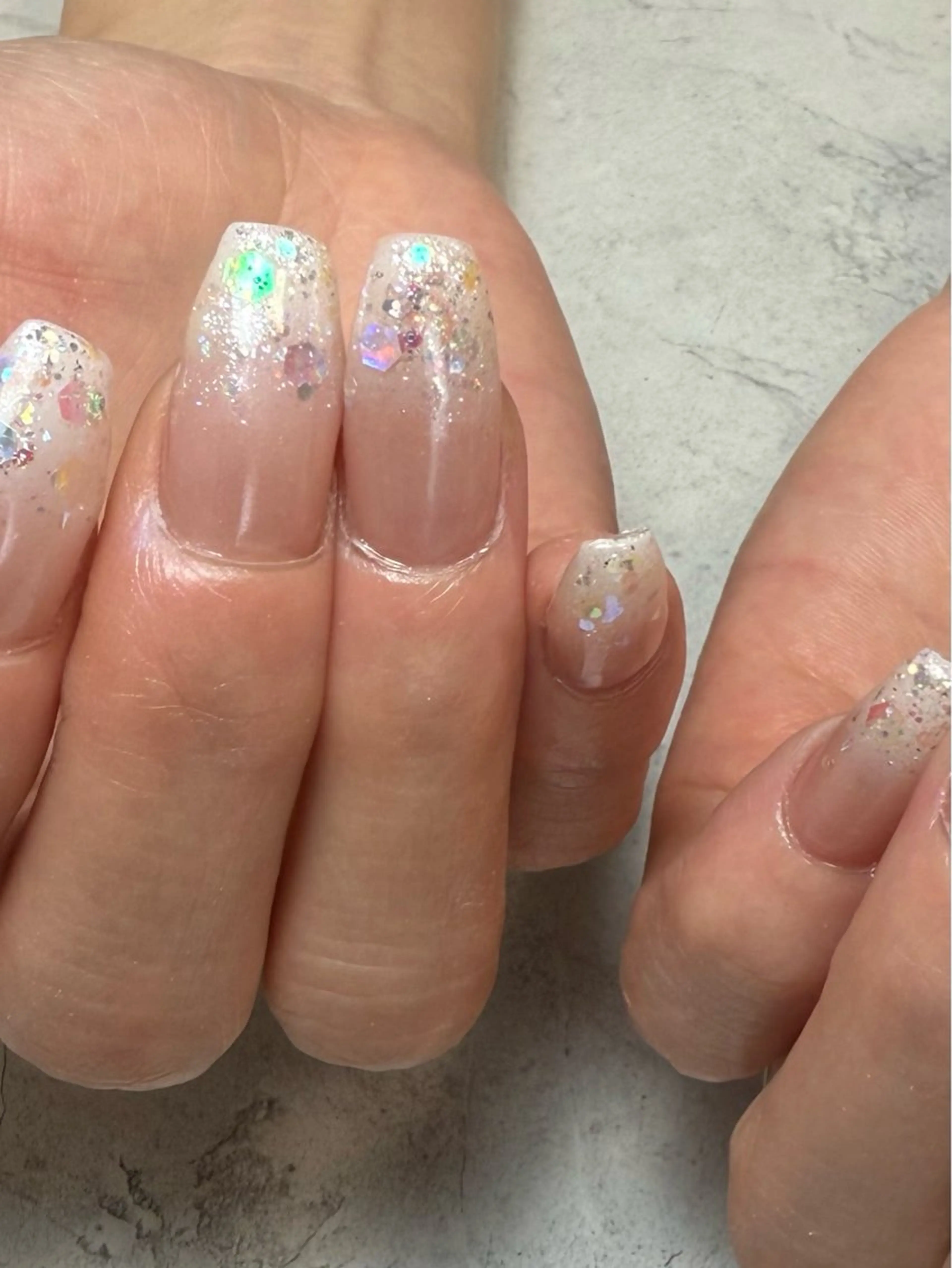 ネイル ラメ(グリッター) ハンドネイル A. nailのネイルデザイン