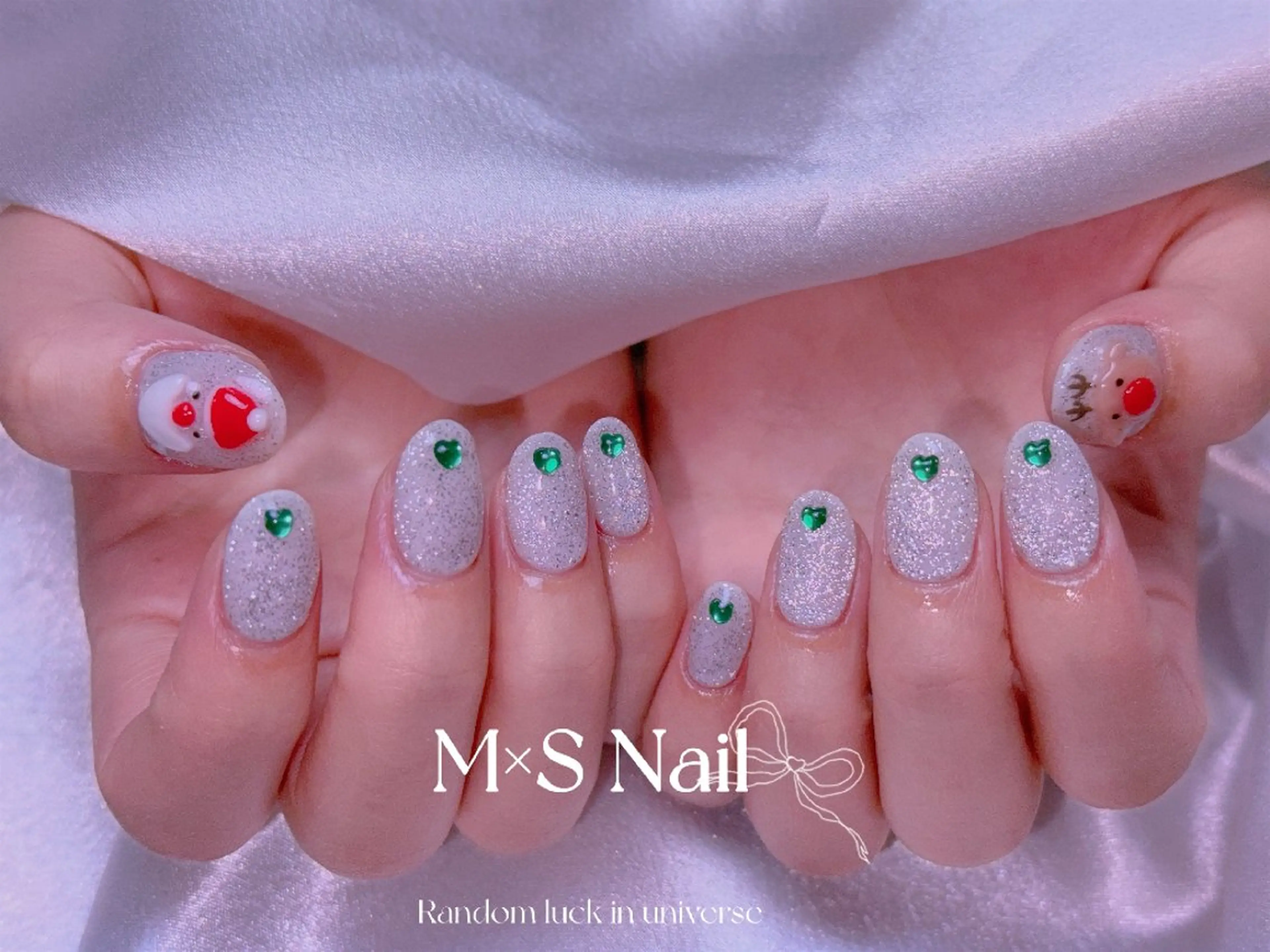 ネイル ハンドネイル ハンドケア MxS Nail(長さだし/フィルイン/マグネット/韓国ネイル/ワンホンネイル/ワンカラー)所属・MxS リィリィのネイルデザイン