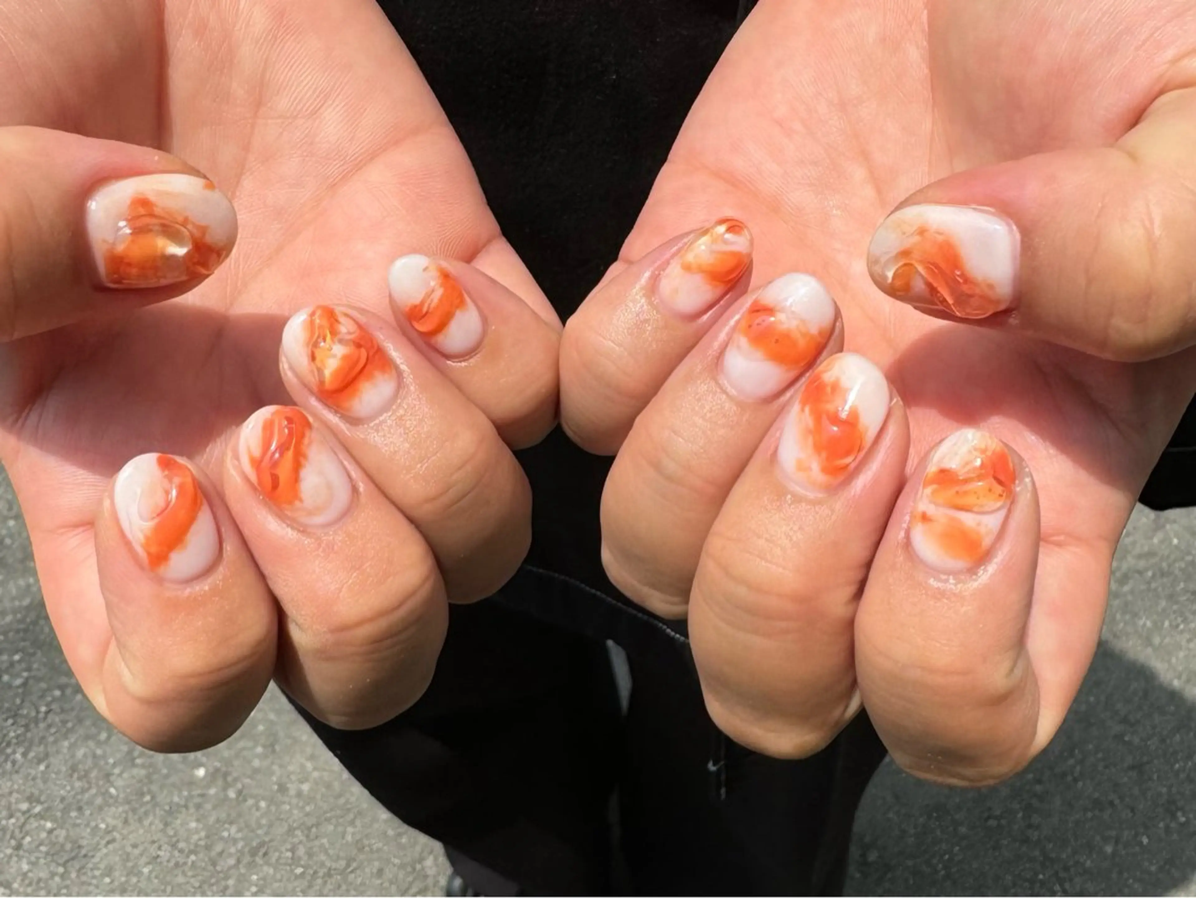 ネイル フラッシュネイル 韓国ネイル ラメ(グリッター) ラメグラデーション マグネットネイル MH_ Nailのネイルデザイン