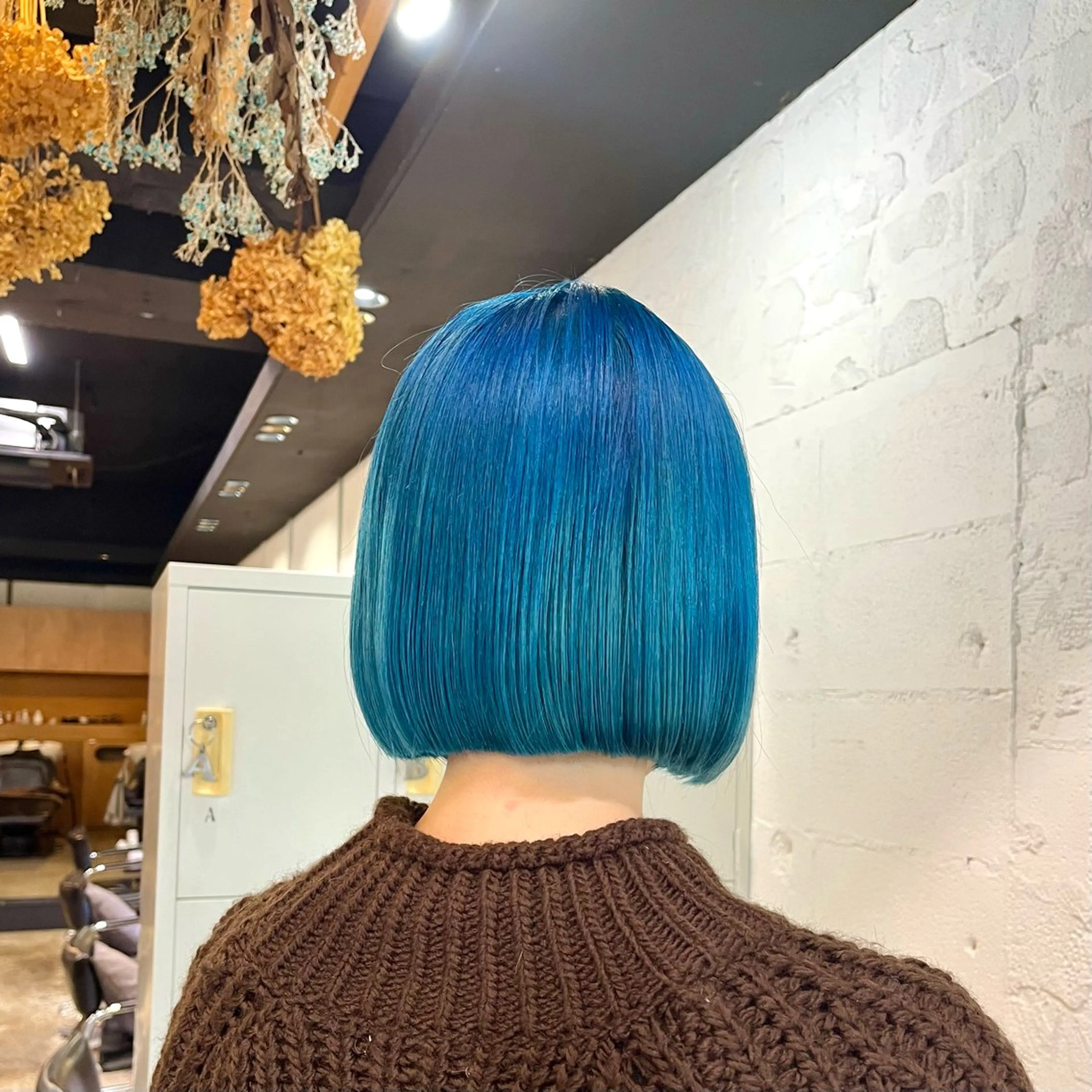 ミディアム カラー GO TODAY SHAiRE SALON 原宿本店所属・ブリーチ/レイヤー ハッシュカット/河内のヘアスタイル