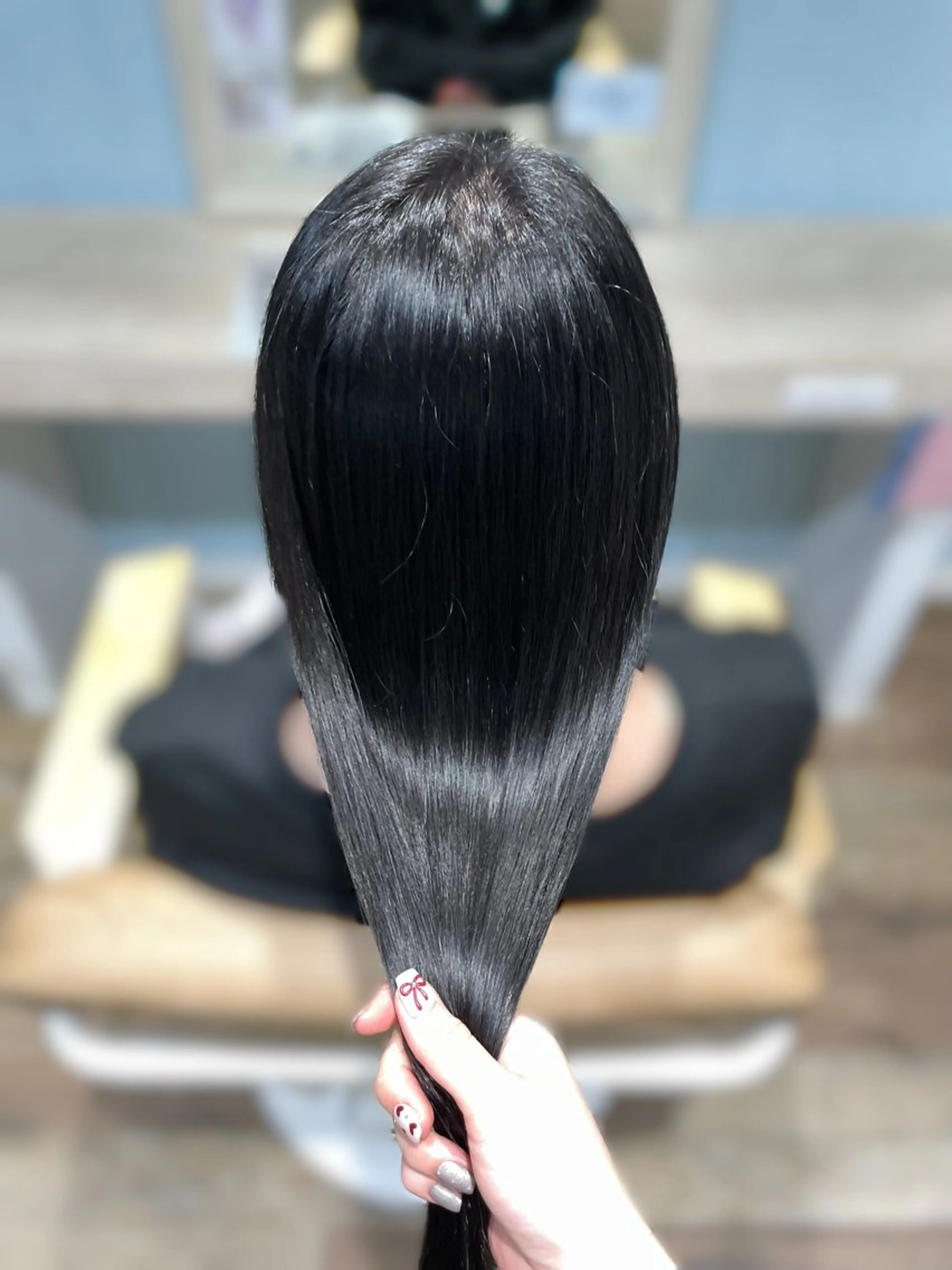 ロング カット ヘアカラー トリートメント ピンク・ラベンダー/ レイヤー/NANAのヘアスタイル